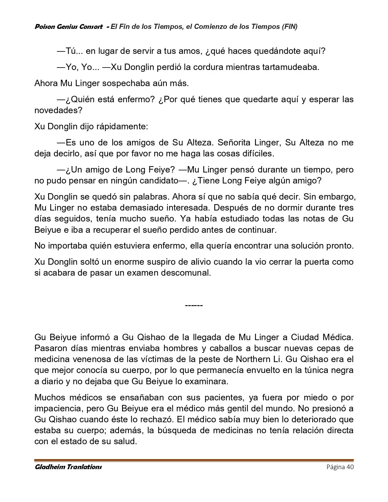 Poison Genious Consort (Novela) - Capítulo 431 - Página 40 - LectorTMOo