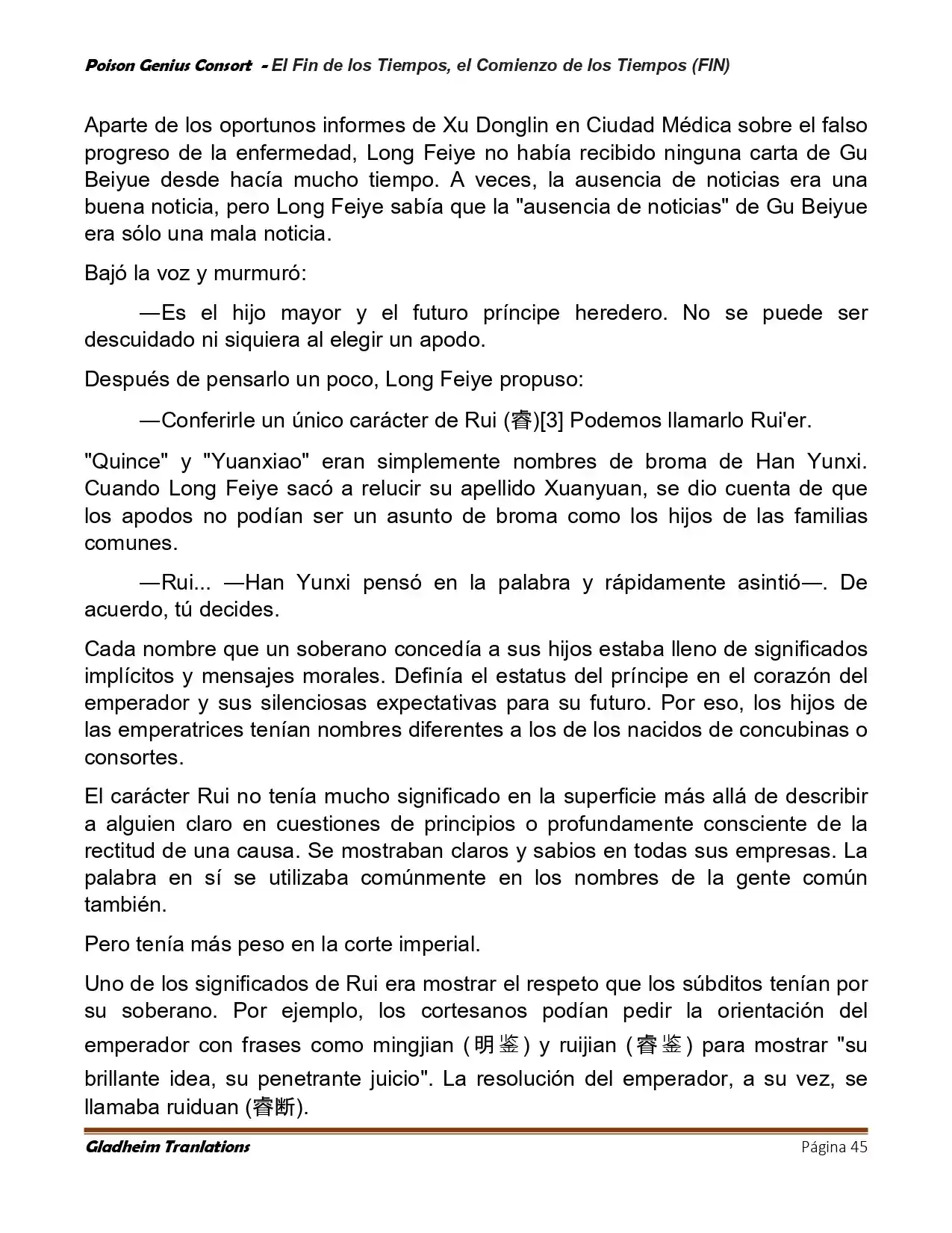 Poison Genious Consort (Novela) - Capítulo 431 - Página 45 - LectorTMOo