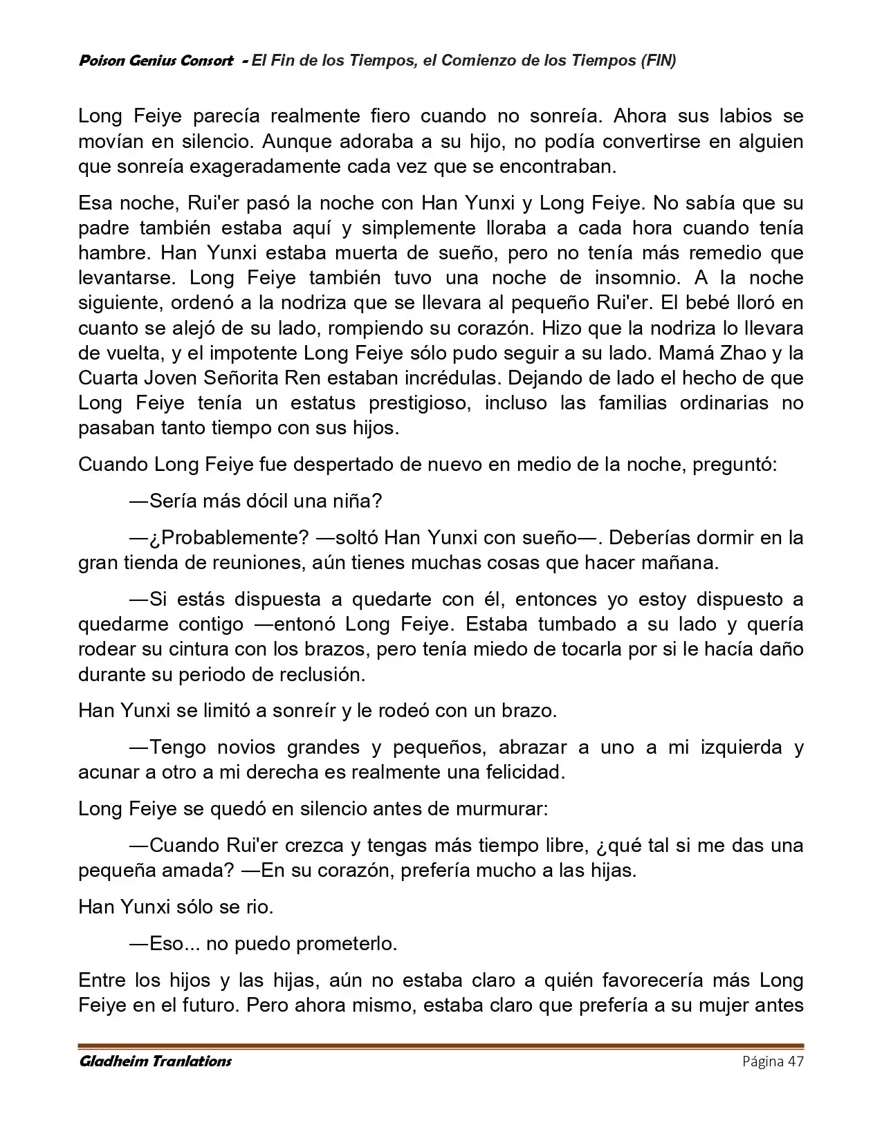Poison Genious Consort (Novela) - Capítulo 431 - Página 47 - LectorTMOo