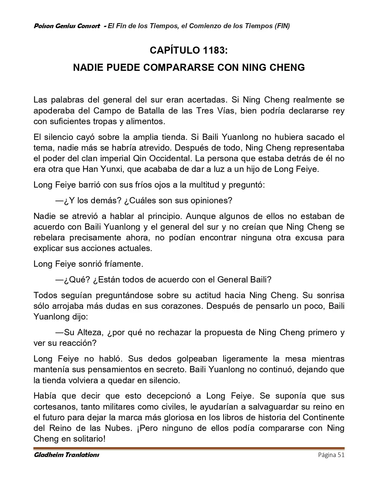 Poison Genious Consort (Novela) - Capítulo 431 - Página 51 - LectorTMOo