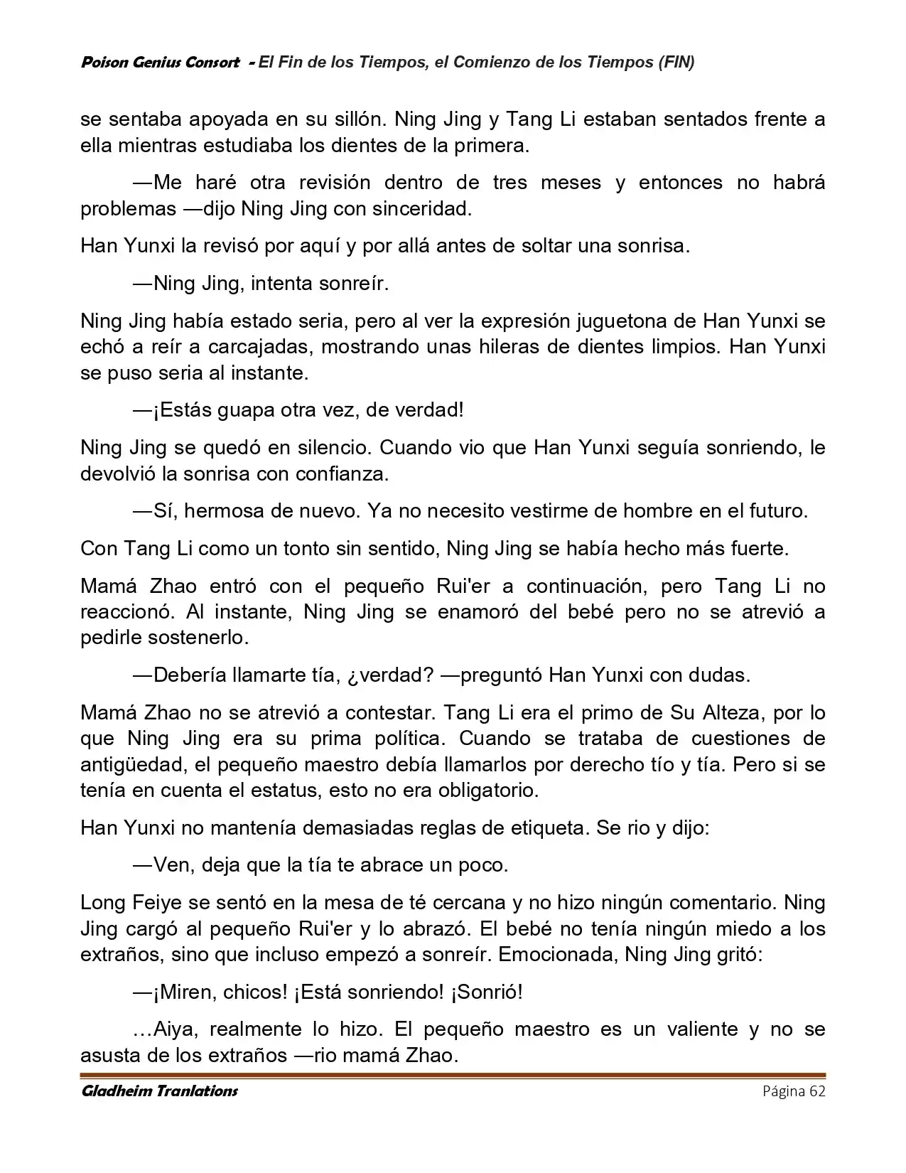 Poison Genious Consort (Novela) - Capítulo 431 - Página 62 - LectorTMOo