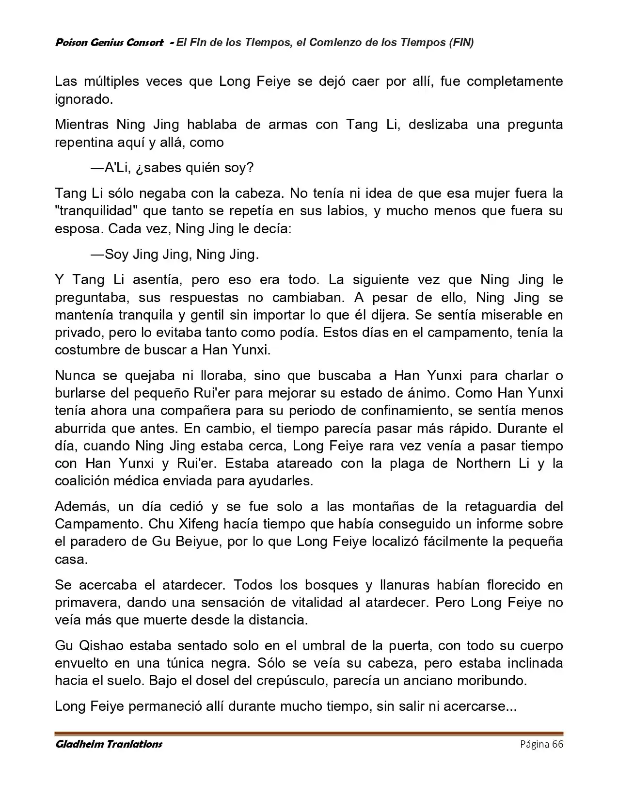 Poison Genious Consort (Novela) - Capítulo 431 - Página 66 - LectorTMOo