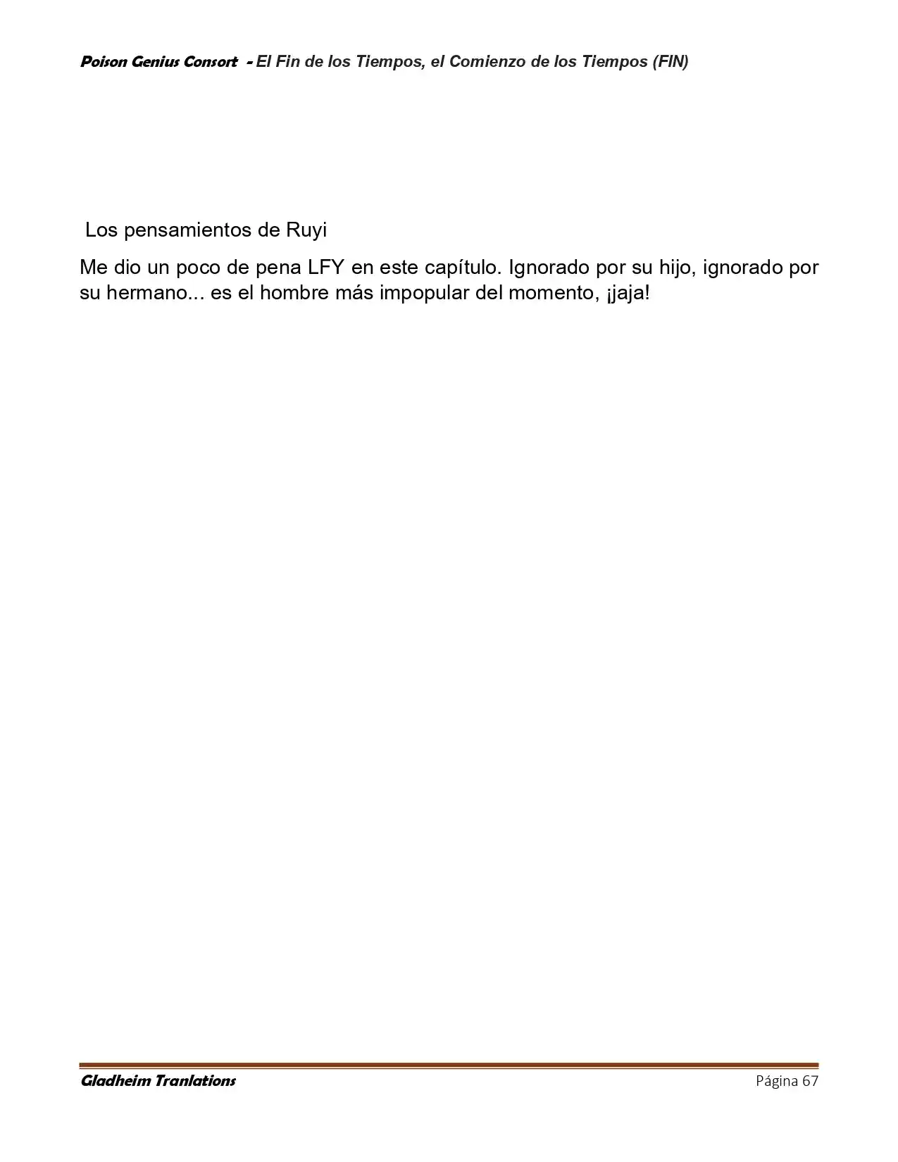 Poison Genious Consort (Novela) - Capítulo 431 - Página 67 - LectorTMOo