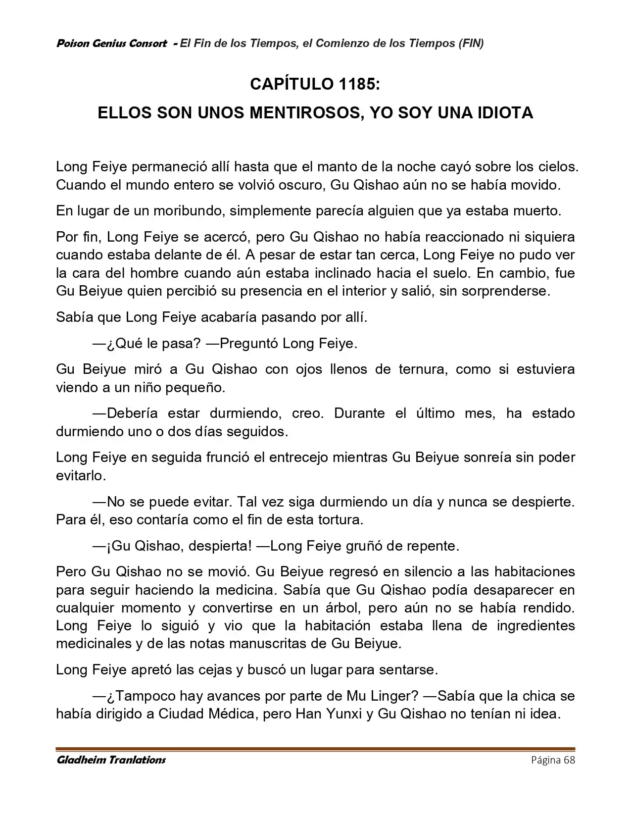 Poison Genious Consort (Novela) - Capítulo 431 - Página 68 - LectorTMOo
