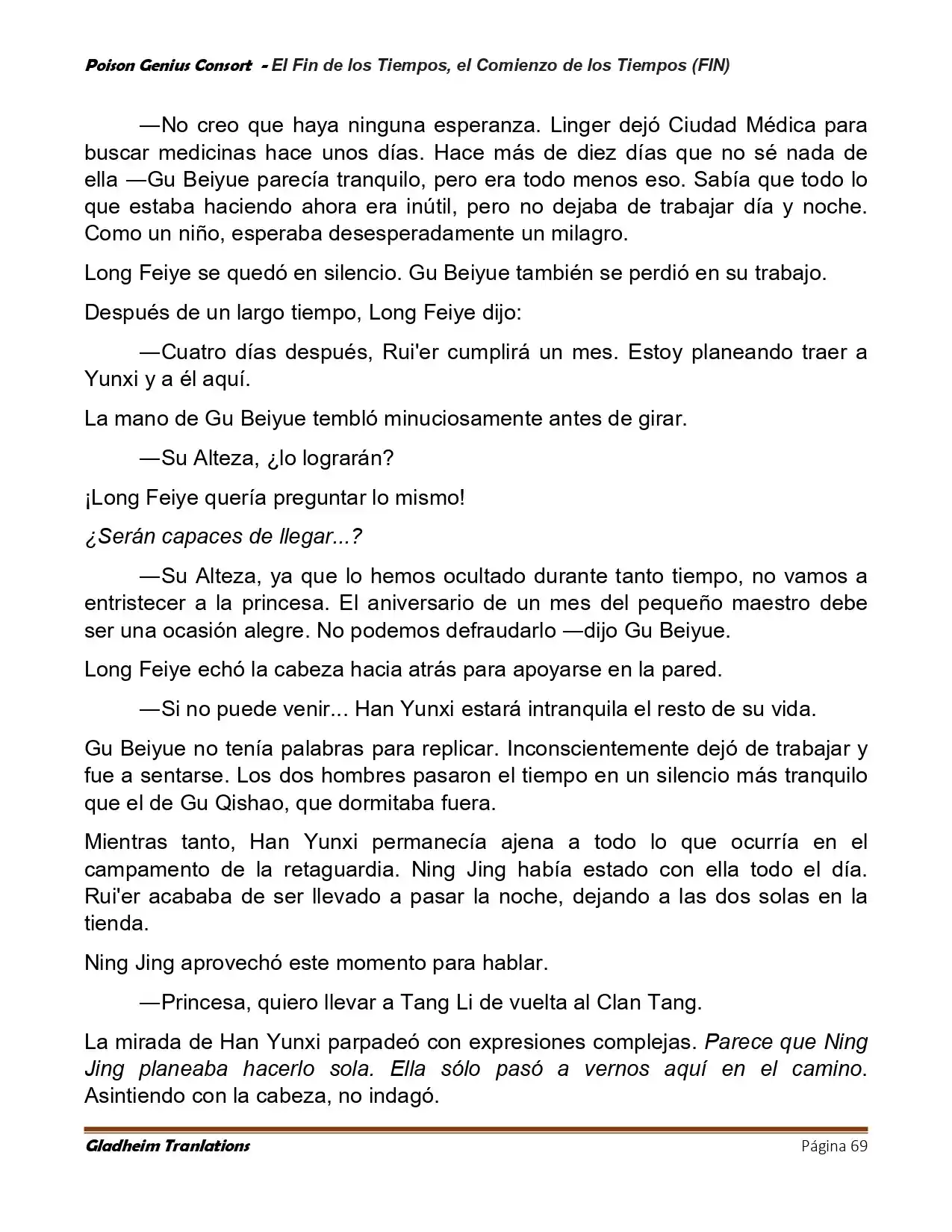 Poison Genious Consort (Novela) - Capítulo 431 - Página 69 - LectorTMOo