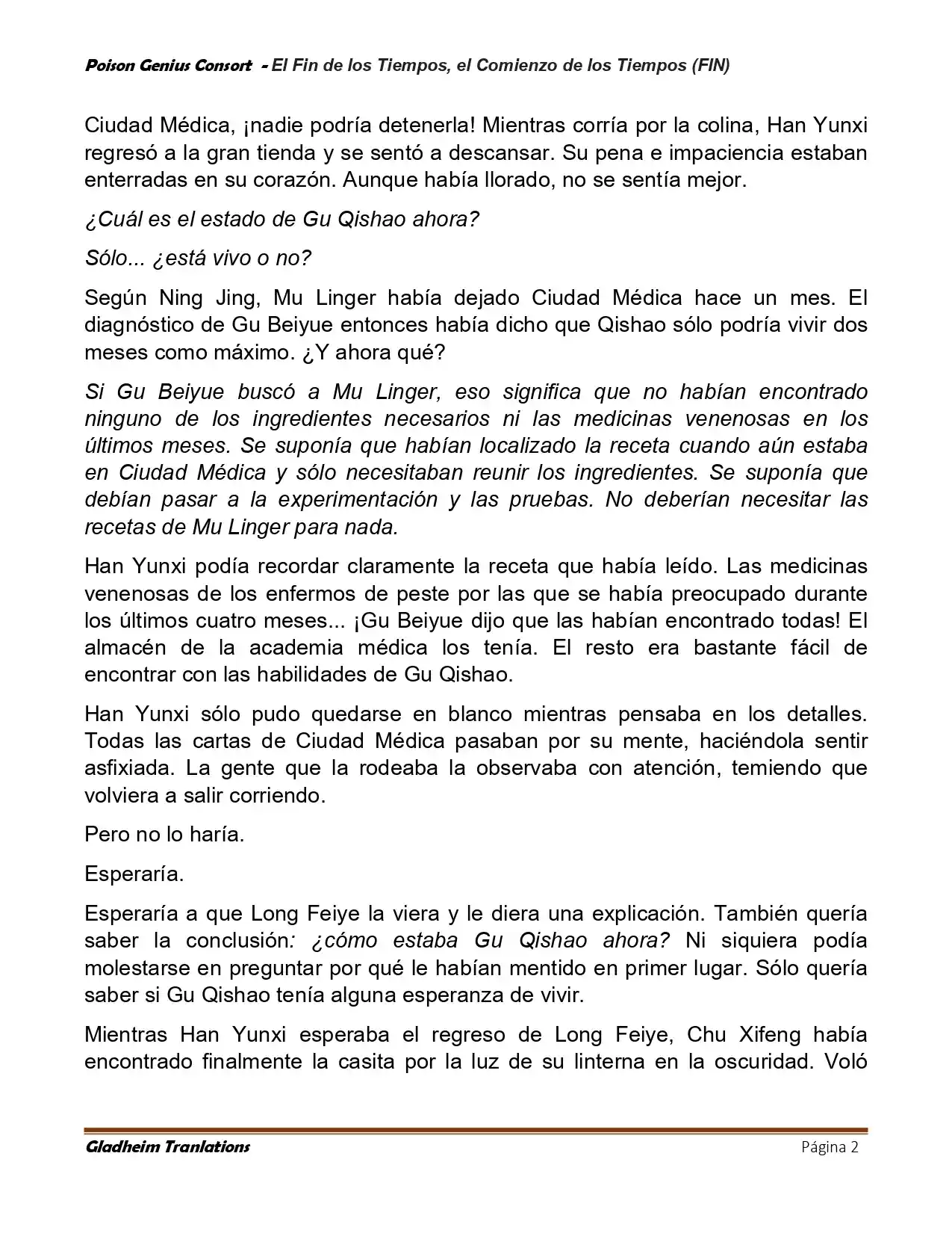 Poison Genious Consort (Novela) - Capítulo 432 - Página 2 - LectorTMOo