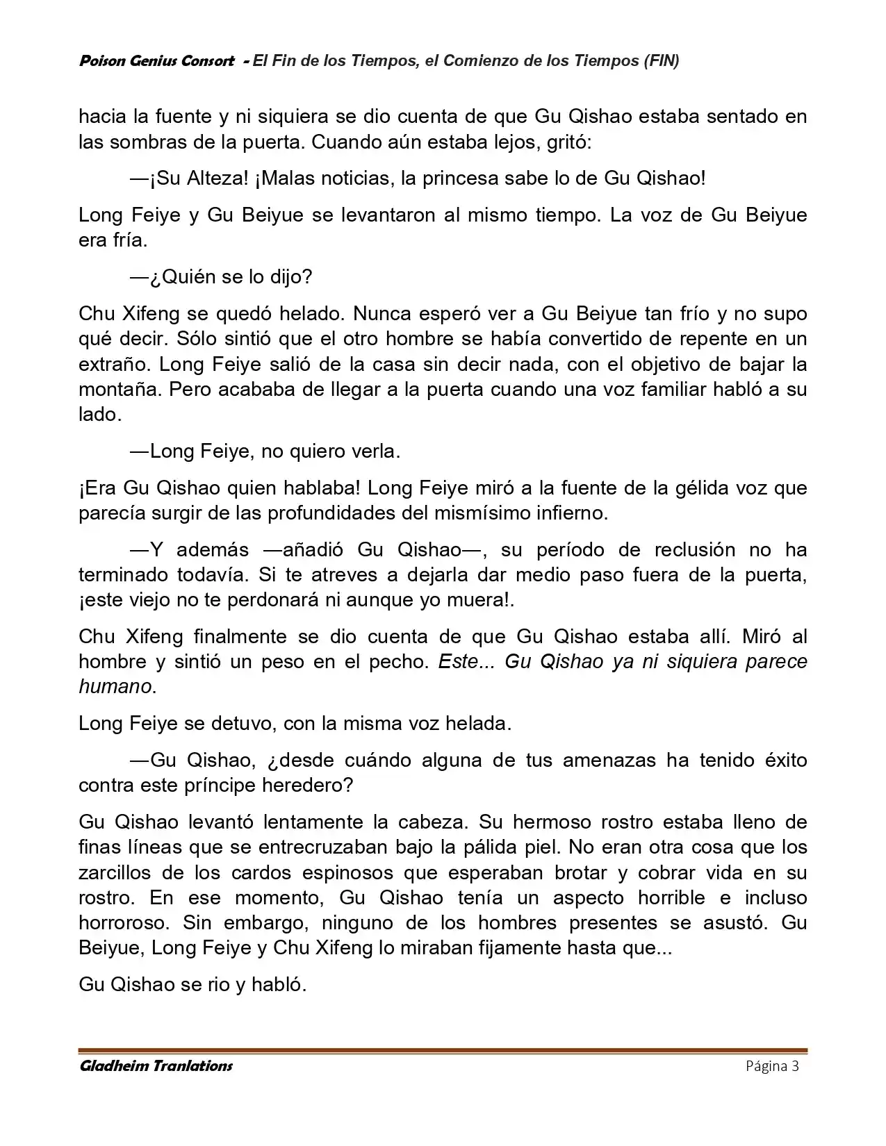 Poison Genious Consort (Novela) - Capítulo 432 - Página 3 - LectorTMOo