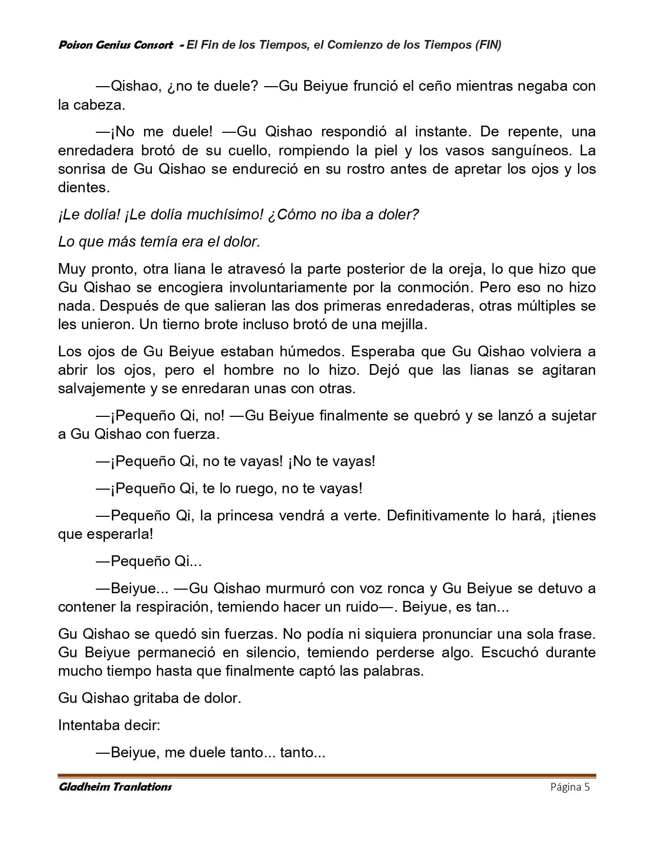 Poison Genious Consort (Novela) - Capítulo 432 - Página 5 - LectorTMOo