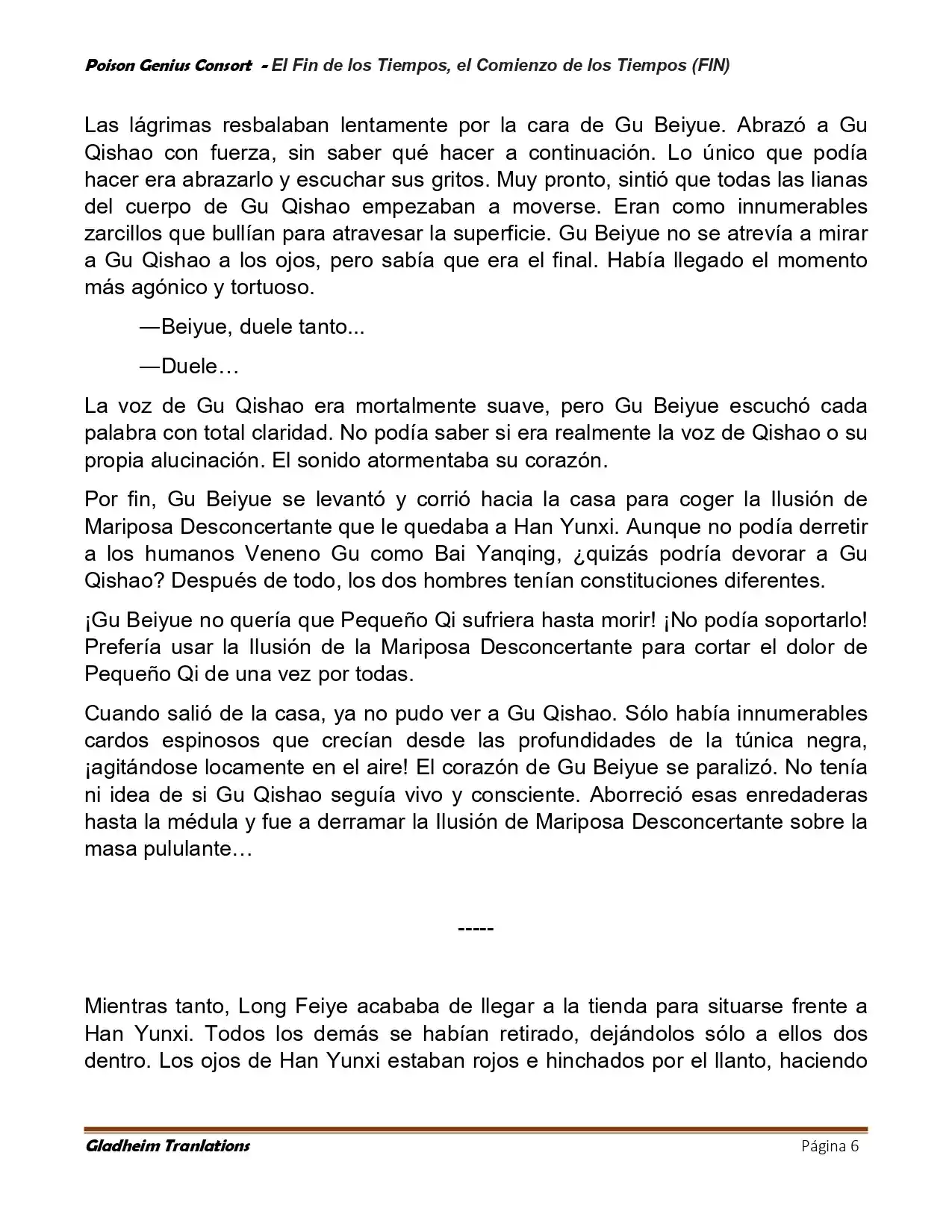 Poison Genious Consort (Novela) - Capítulo 432 - Página 6 - LectorTMOo