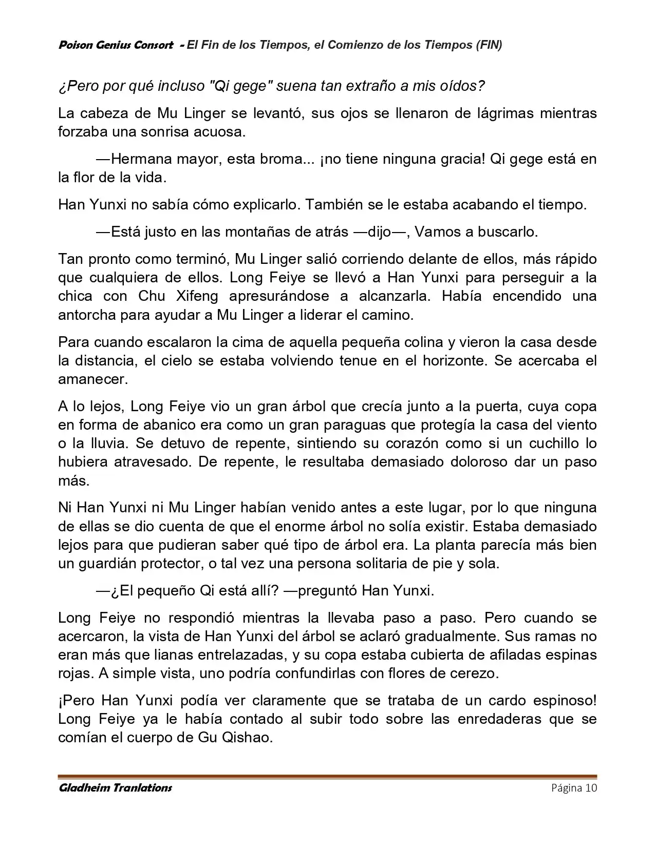 Poison Genious Consort (Novela) - Capítulo 432 - Página 10 - LectorTMOo
