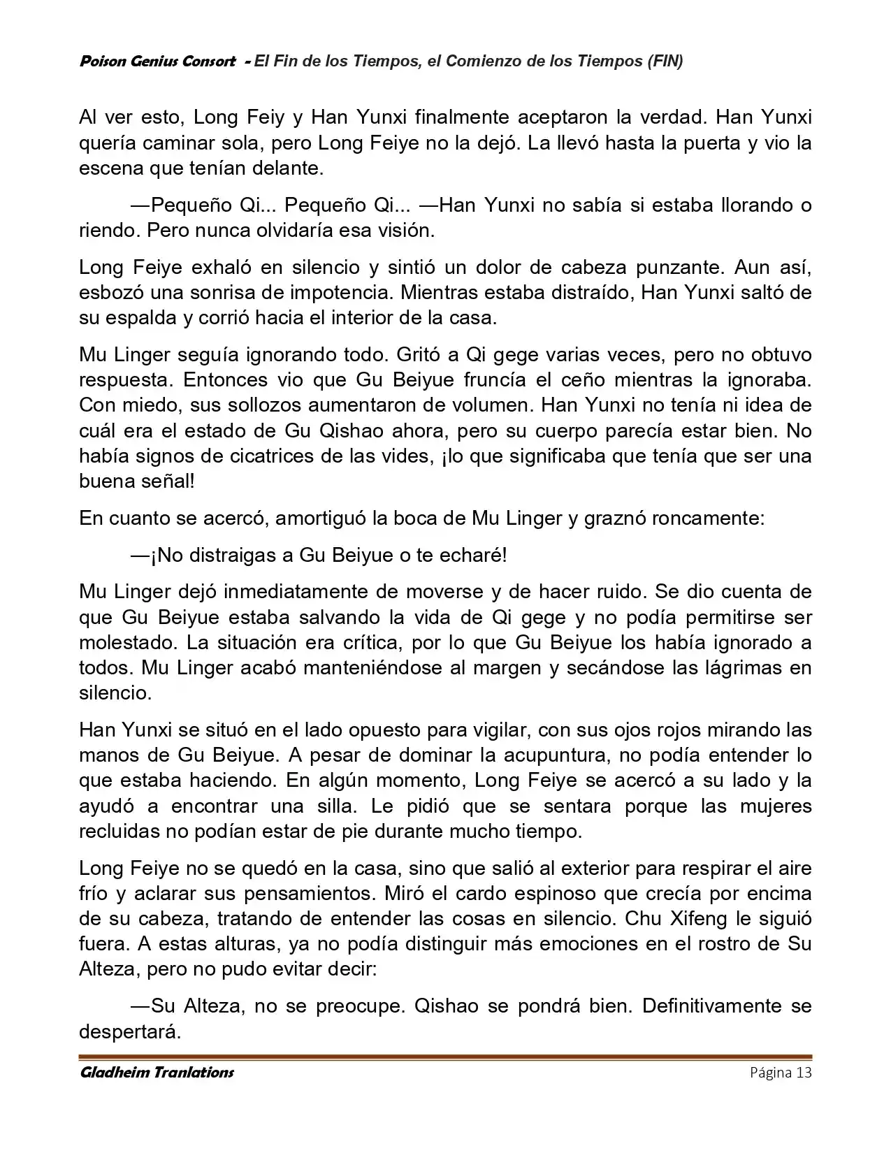 Poison Genious Consort (Novela) - Capítulo 432 - Página 13 - LectorTMOo