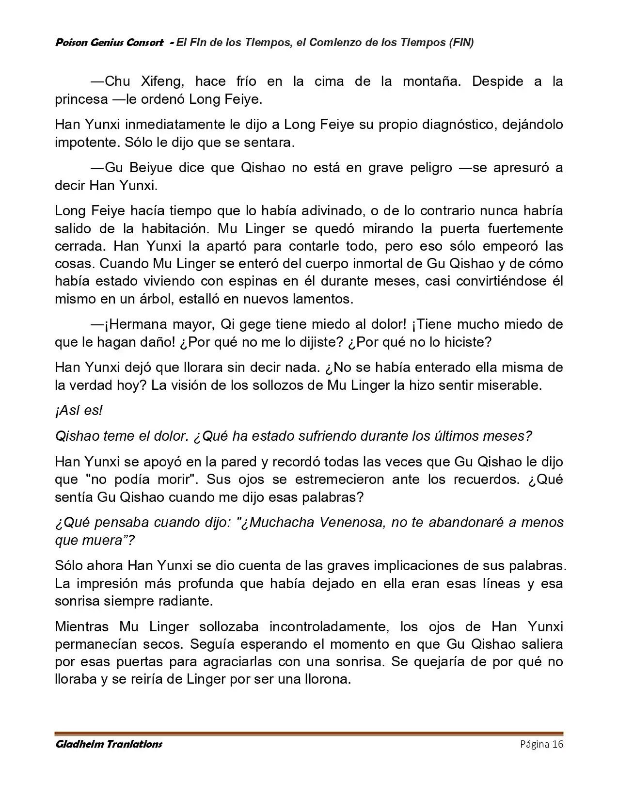 Poison Genious Consort (Novela) - Capítulo 432 - Página 16 - LectorTMOo