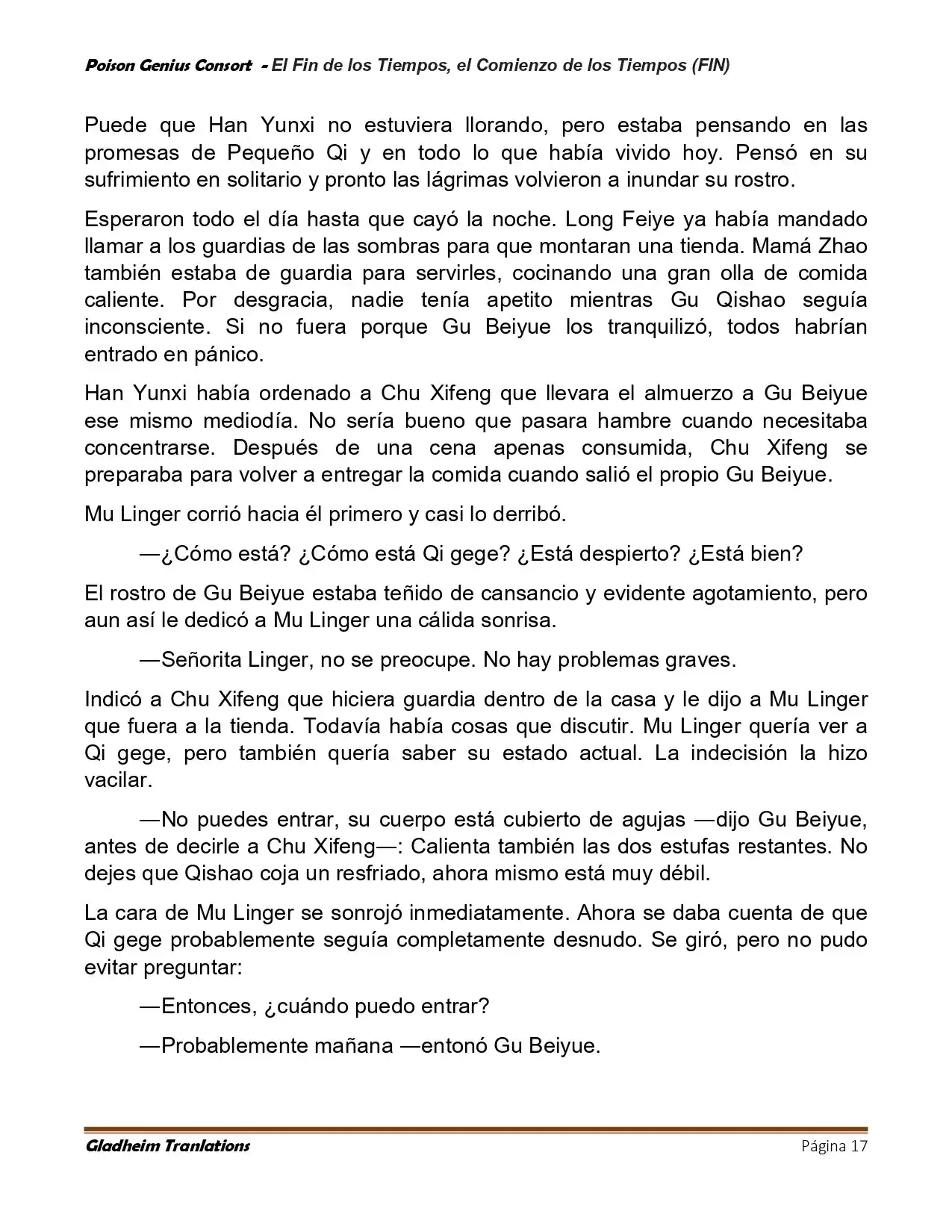 Poison Genious Consort (Novela) - Capítulo 432 - Página 17 - LectorTMOo