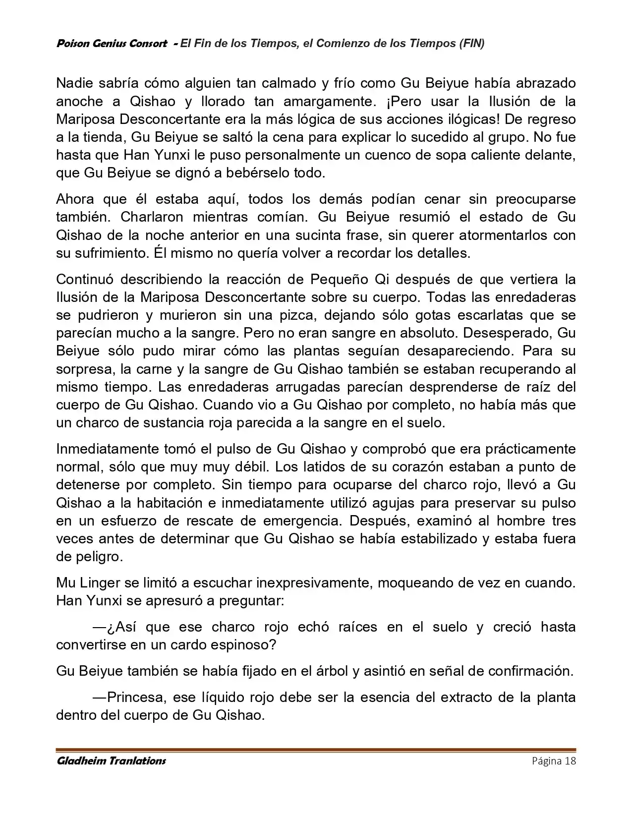 Poison Genious Consort (Novela) - Capítulo 432 - Página 18 - LectorTMOo