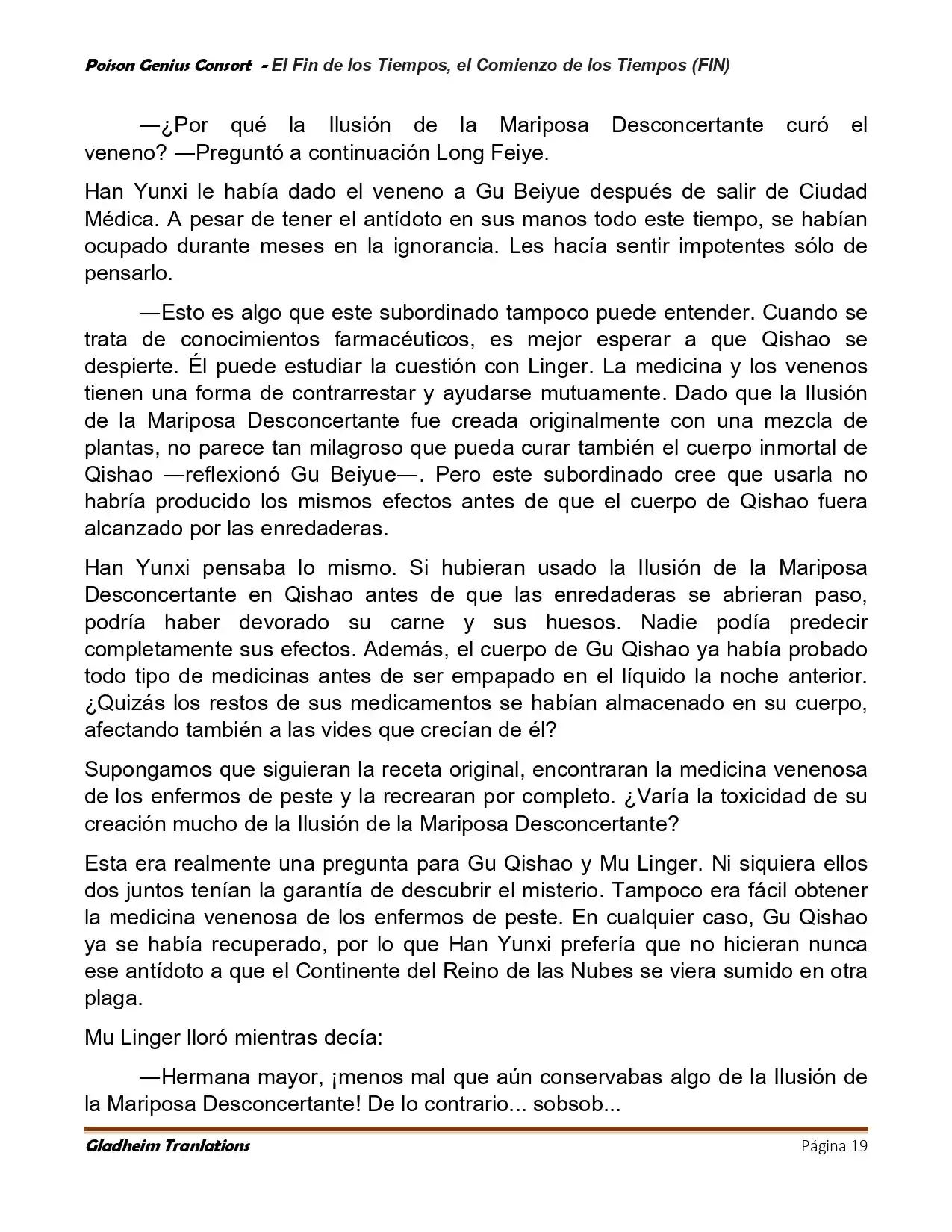 Poison Genious Consort (Novela) - Capítulo 432 - Página 19 - LectorTMOo