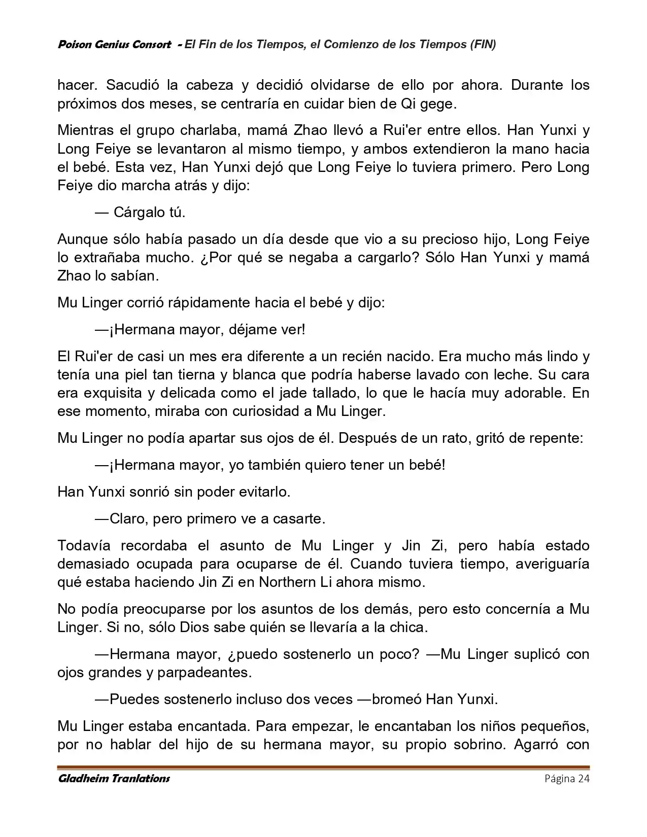 Poison Genious Consort (Novela) - Capítulo 432 - Página 24 - LectorTMOo