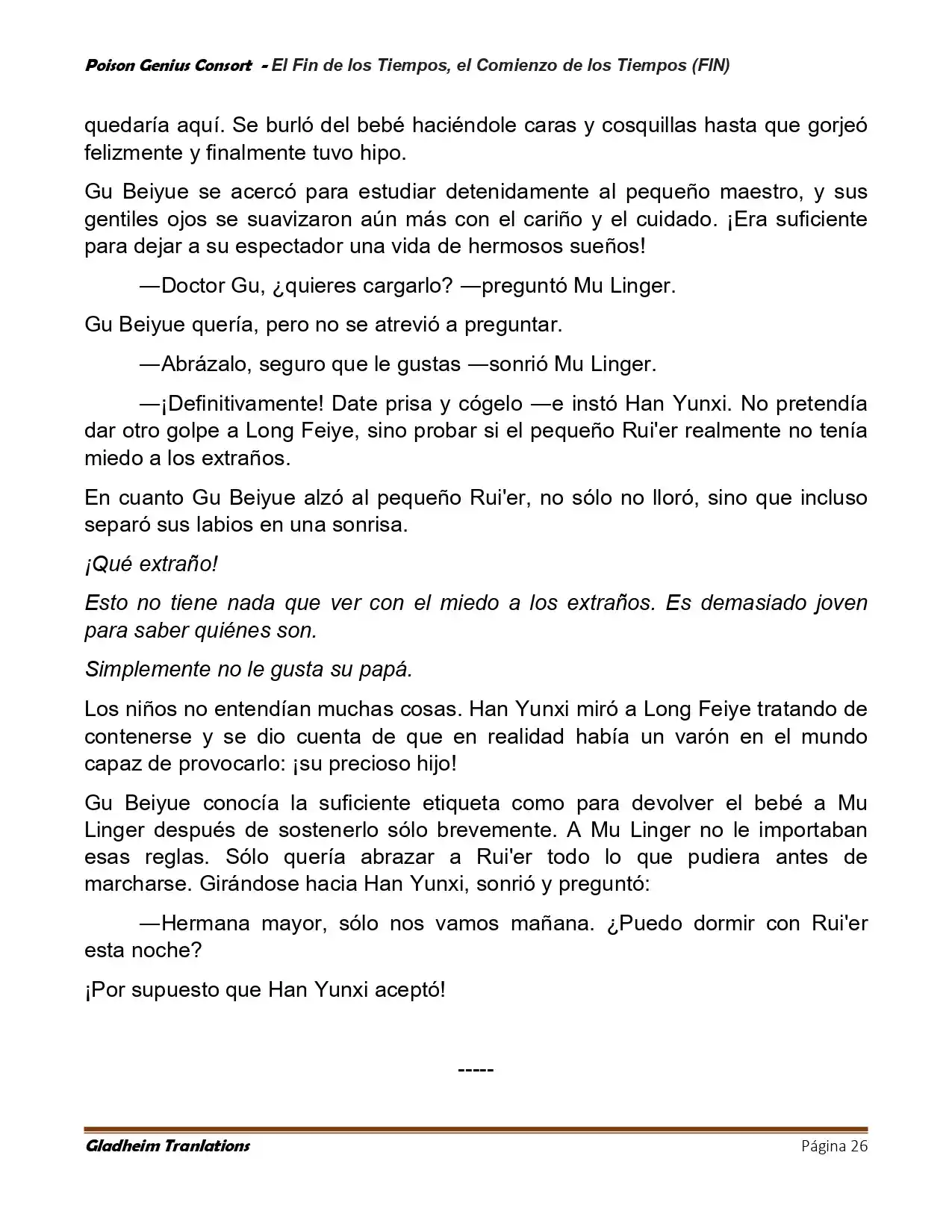 Poison Genious Consort (Novela) - Capítulo 432 - Página 26 - LectorTMOo