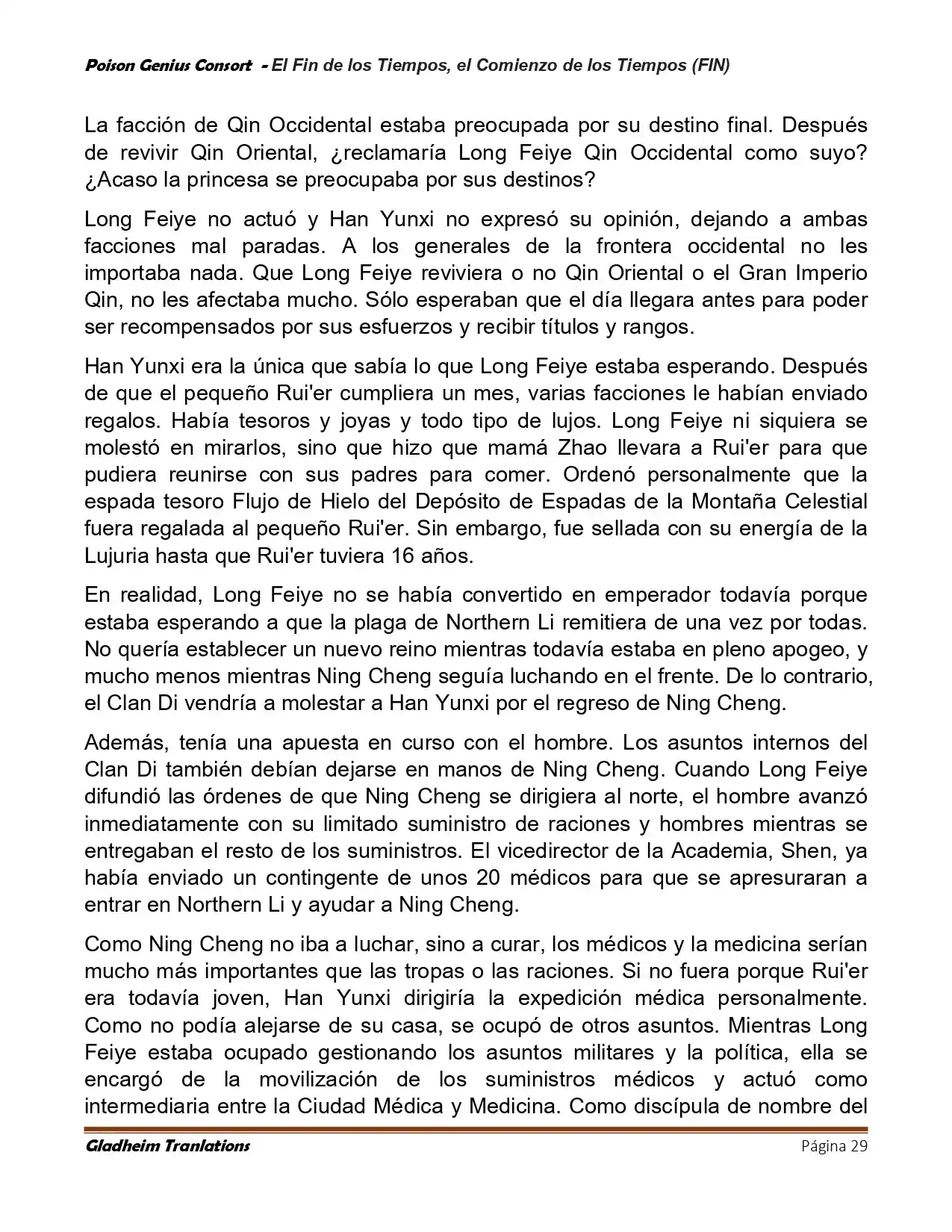 Poison Genious Consort (Novela) - Capítulo 432 - Página 29 - LectorTMOo