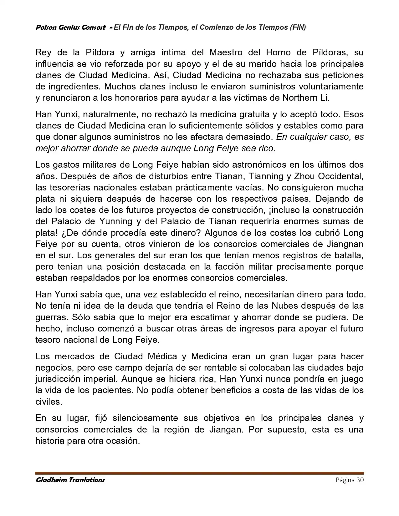 Poison Genious Consort (Novela) - Capítulo 432 - Página 30 - LectorTMOo