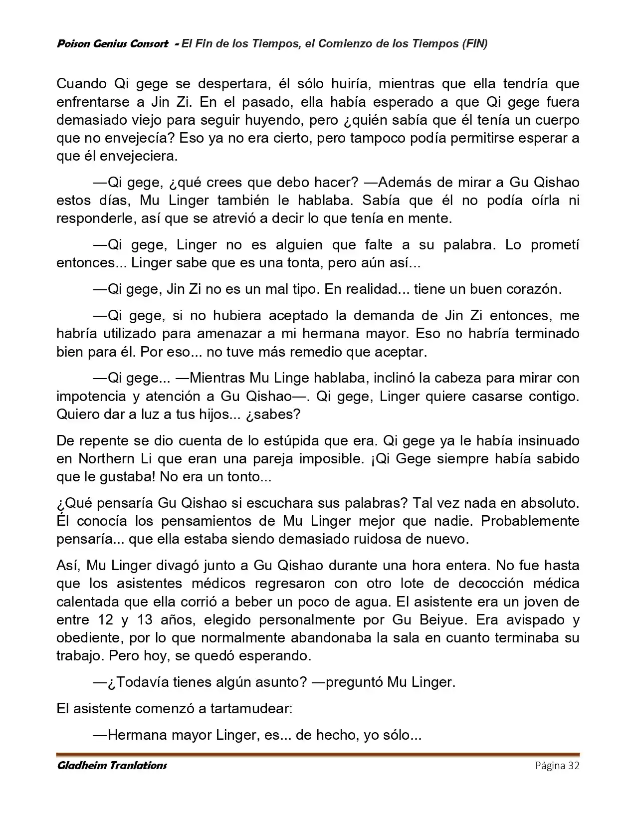 Poison Genious Consort (Novela) - Capítulo 432 - Página 32 - LectorTMOo