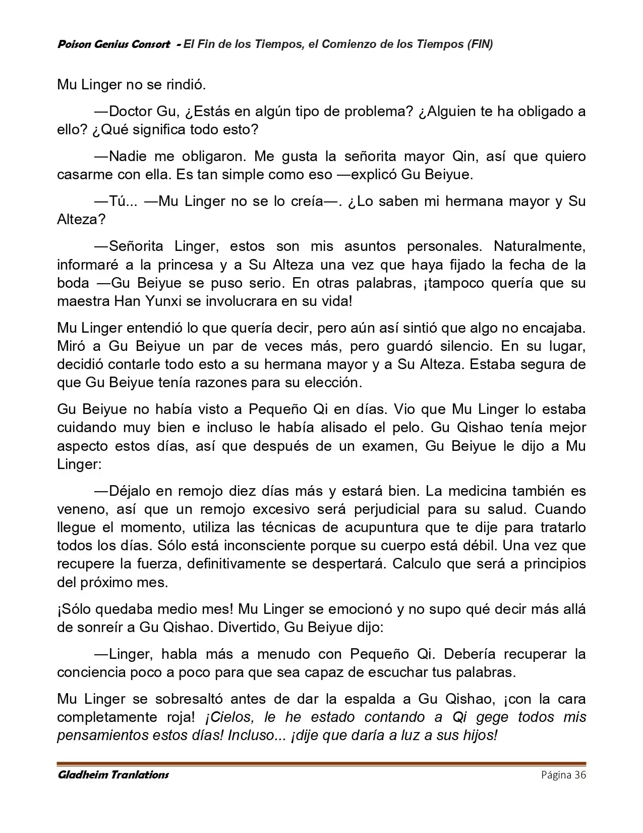 Poison Genious Consort (Novela) - Capítulo 432 - Página 36 - LectorTMOo