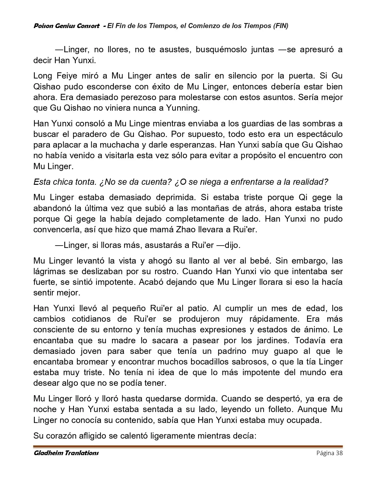 Poison Genious Consort (Novela) - Capítulo 432 - Página 38 - LectorTMOo