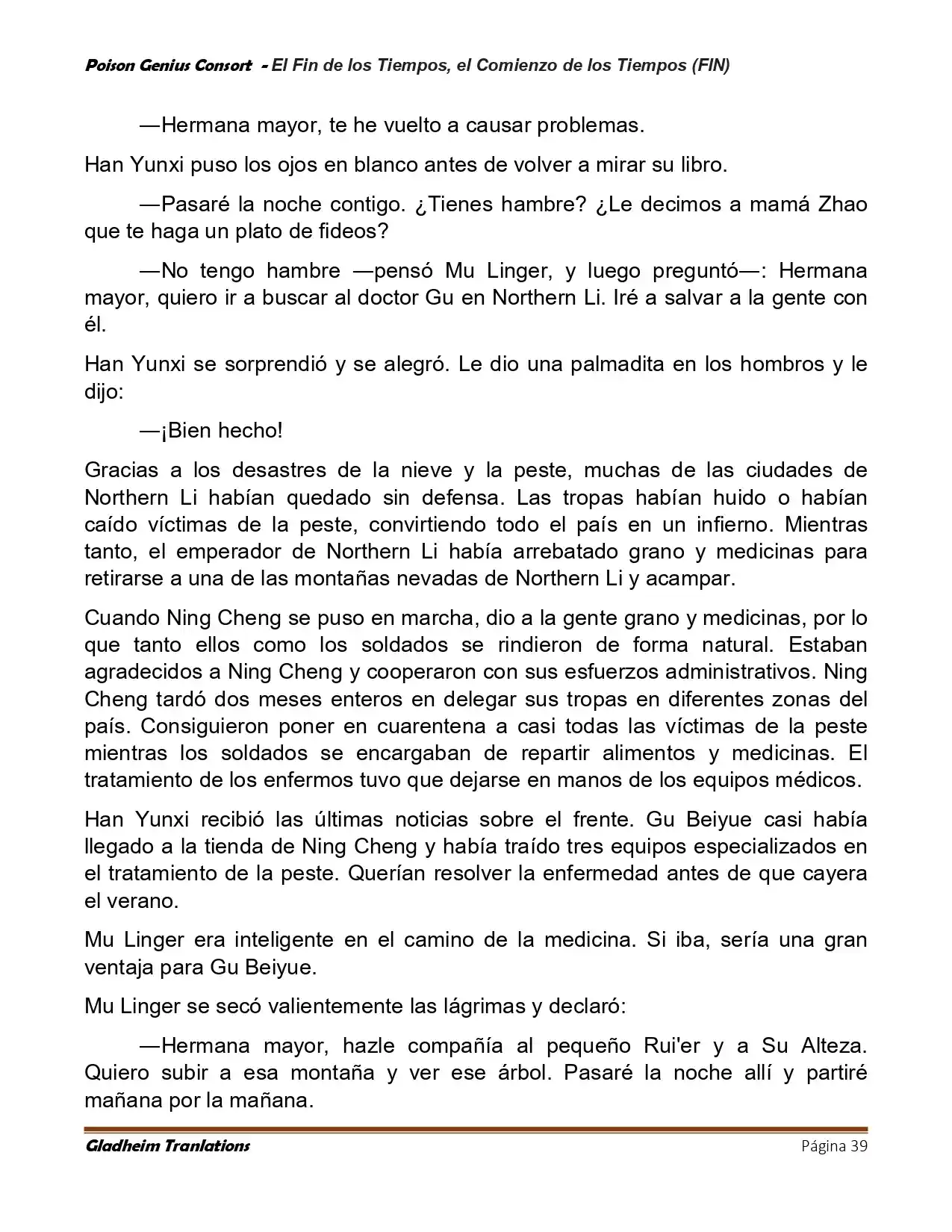 Poison Genious Consort (Novela) - Capítulo 432 - Página 39 - LectorTMOo