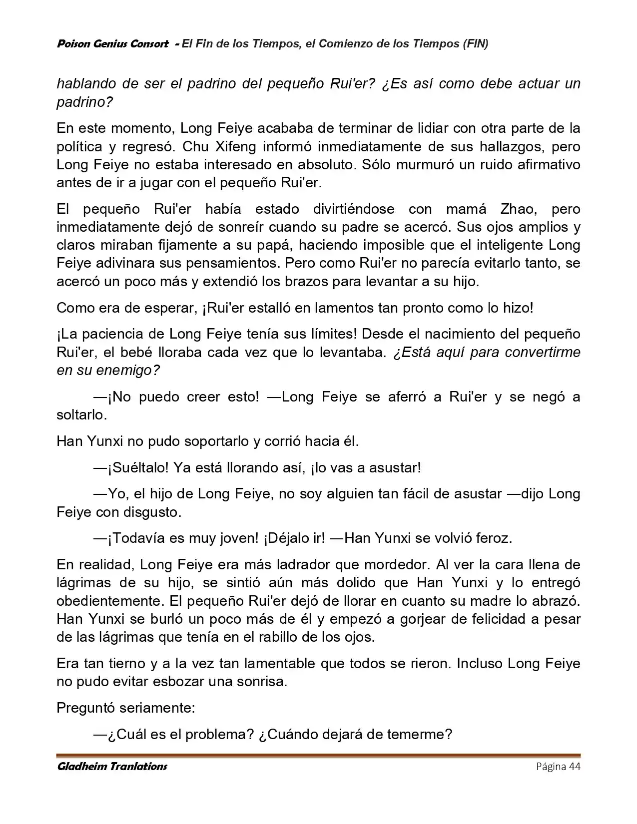 Poison Genious Consort (Novela) - Capítulo 432 - Página 44 - LectorTMOo
