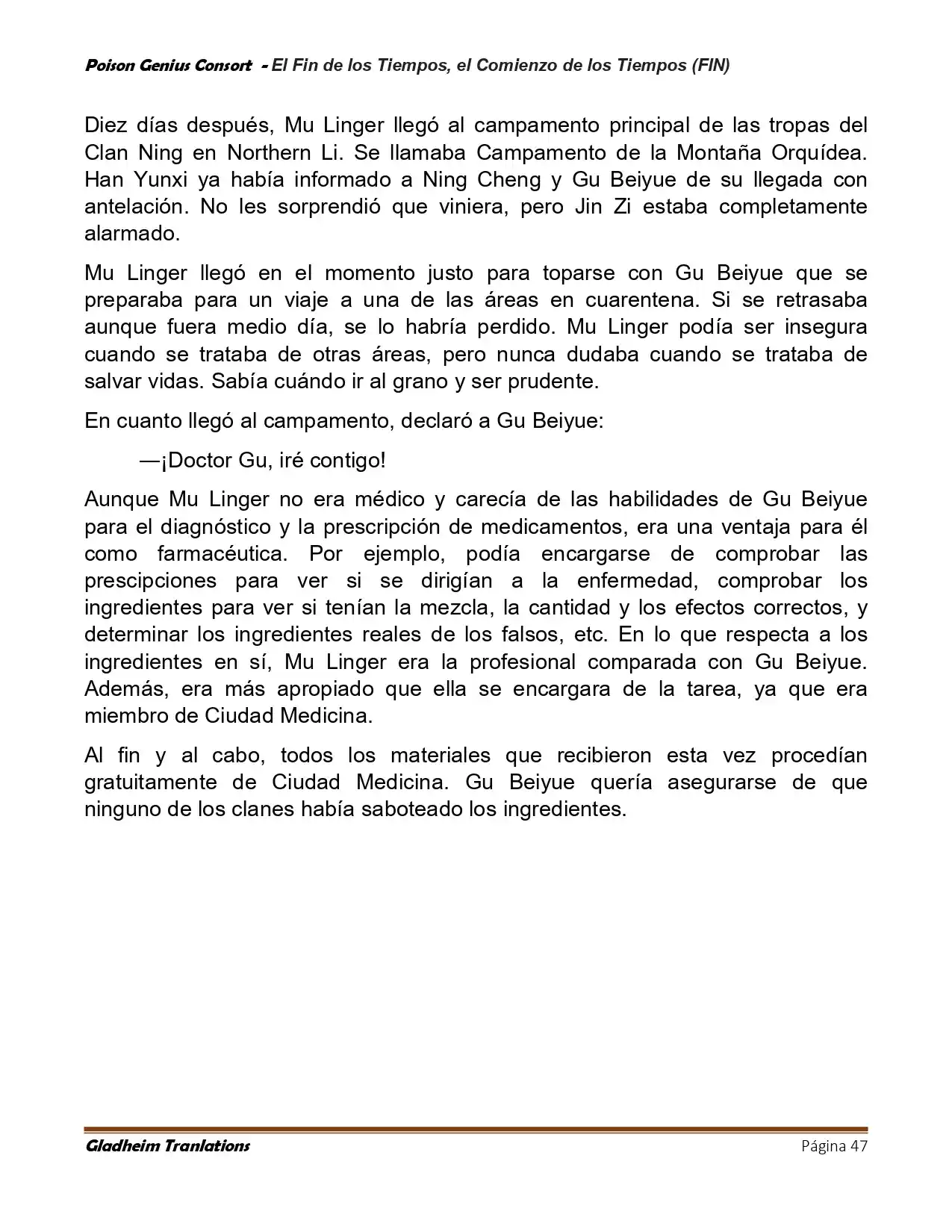Poison Genious Consort (Novela) - Capítulo 432 - Página 47 - LectorTMOo