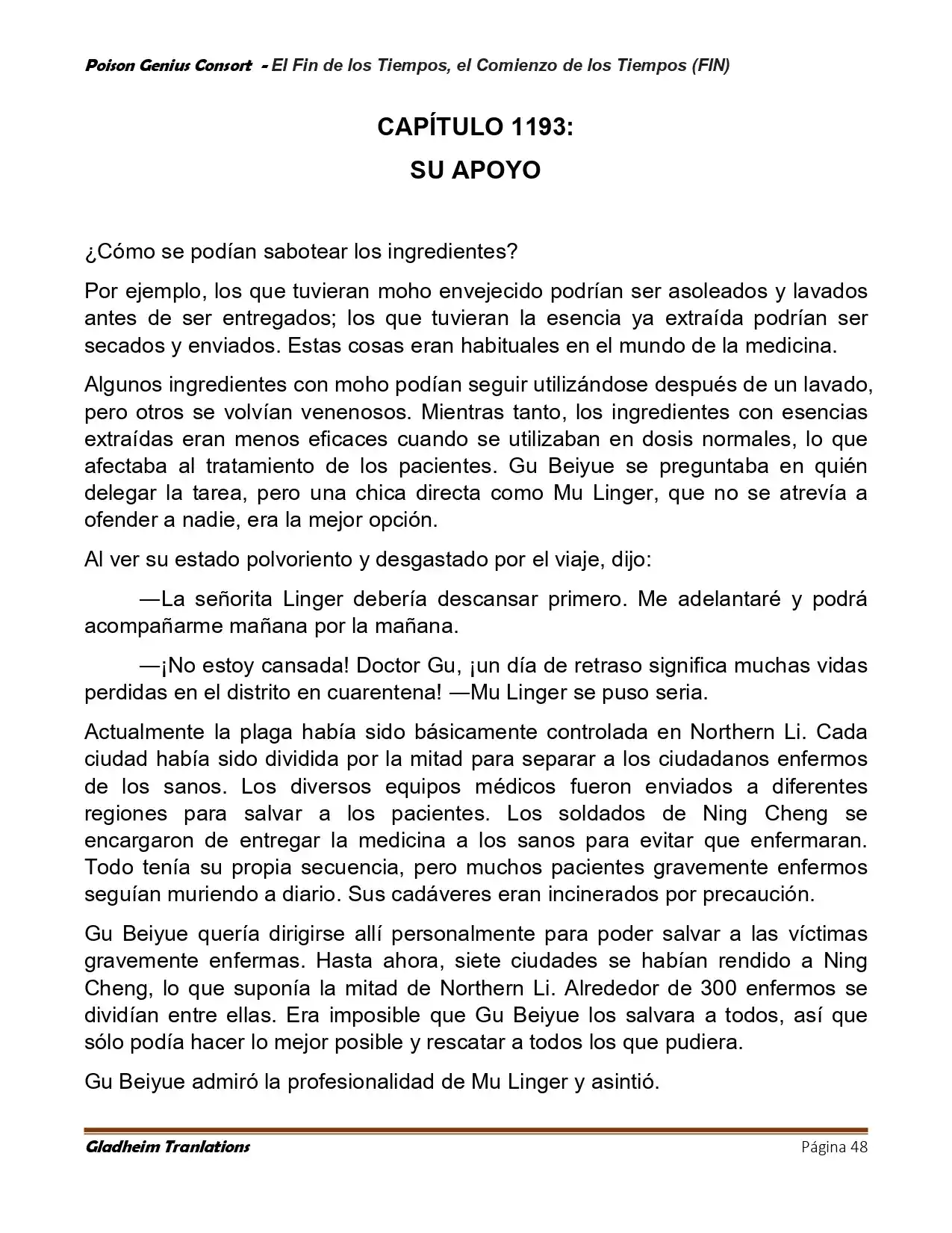 Poison Genious Consort (Novela) - Capítulo 432 - Página 48 - LectorTMOo
