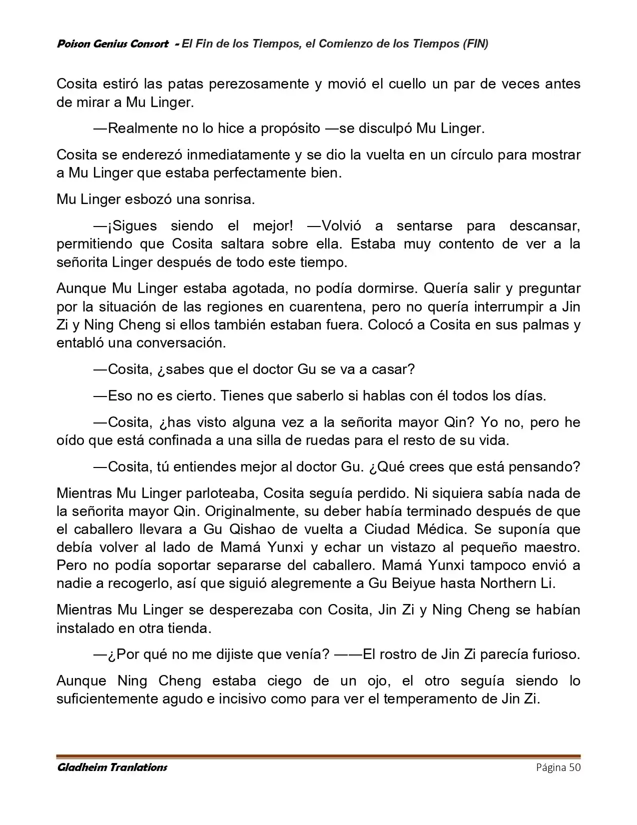 Poison Genious Consort (Novela) - Capítulo 432 - Página 50 - LectorTMOo