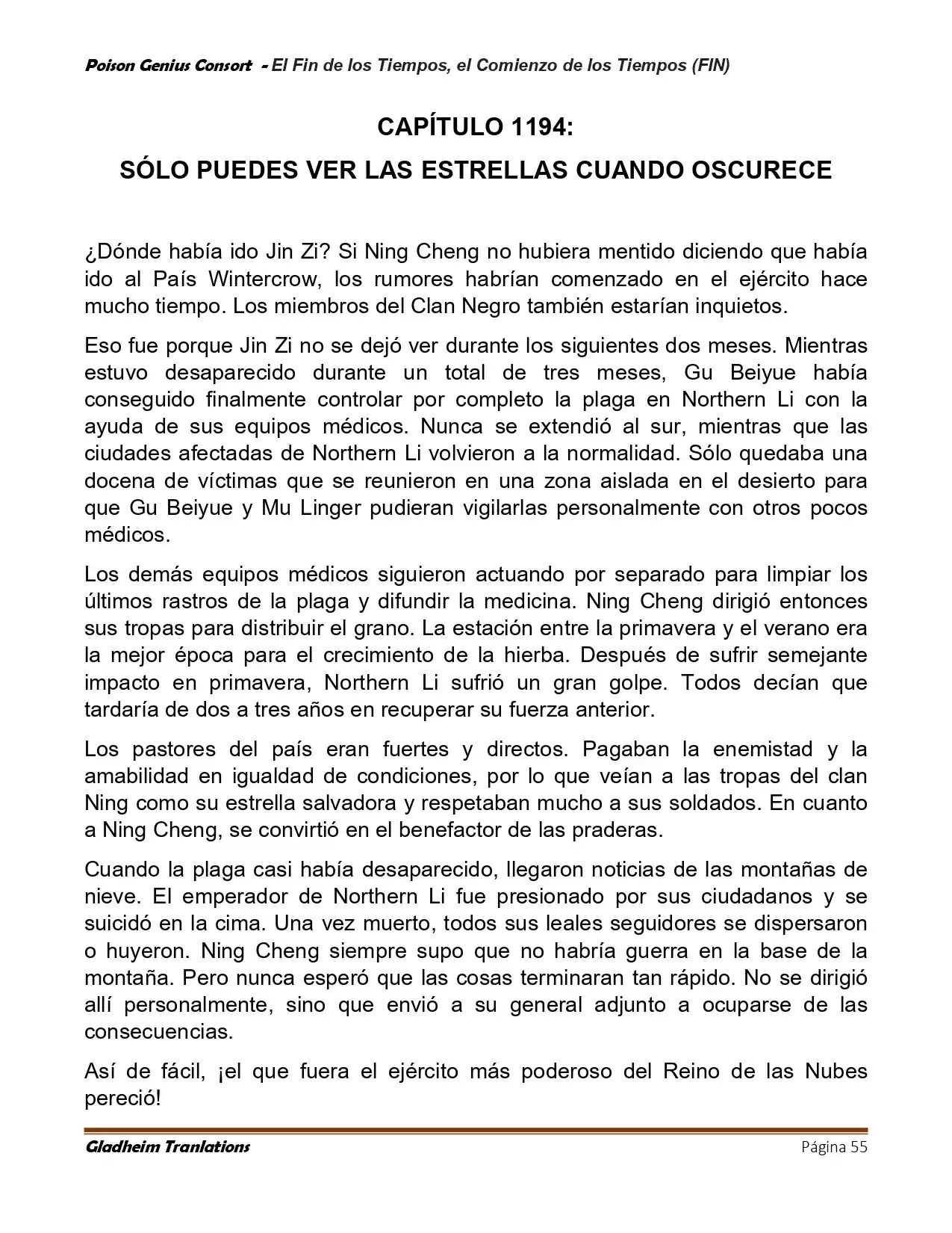 Poison Genious Consort (Novela) - Capítulo 432 - Página 55 - LectorTMOo