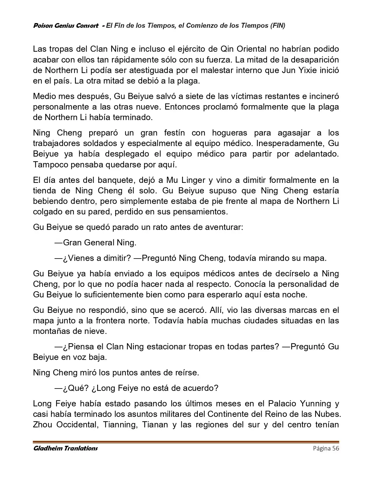 Poison Genious Consort (Novela) - Capítulo 432 - Página 56 - LectorTMOo