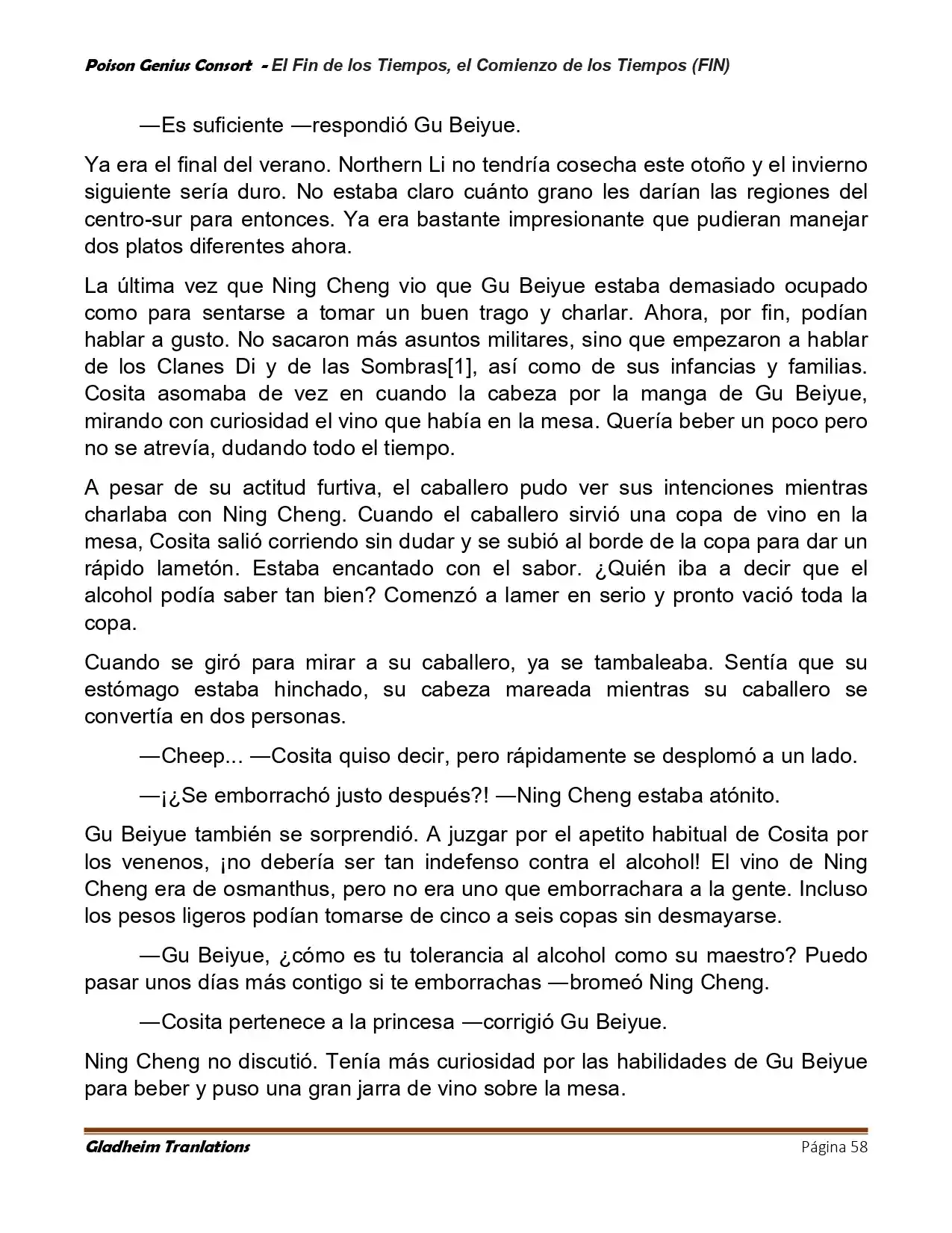 Poison Genious Consort (Novela) - Capítulo 432 - Página 58 - LectorTMOo
