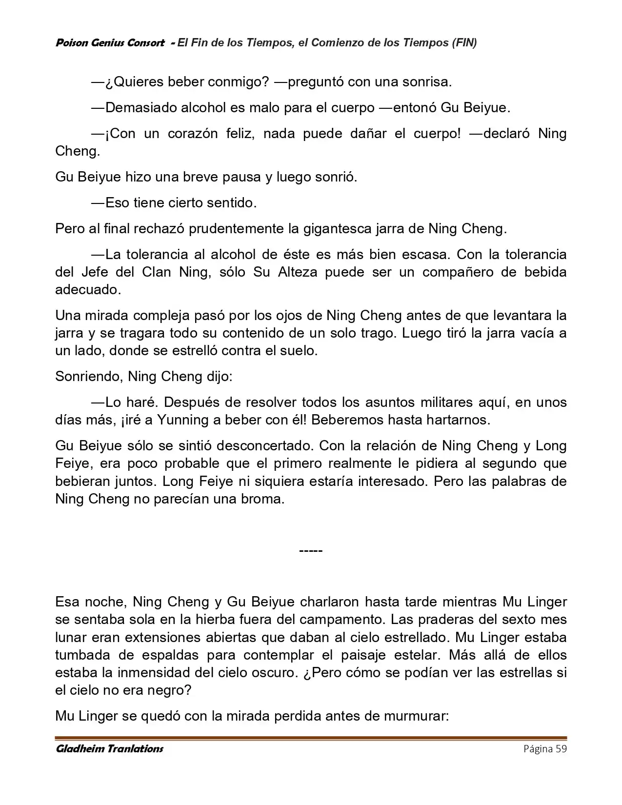 Poison Genious Consort (Novela) - Capítulo 432 - Página 59 - LectorTMOo