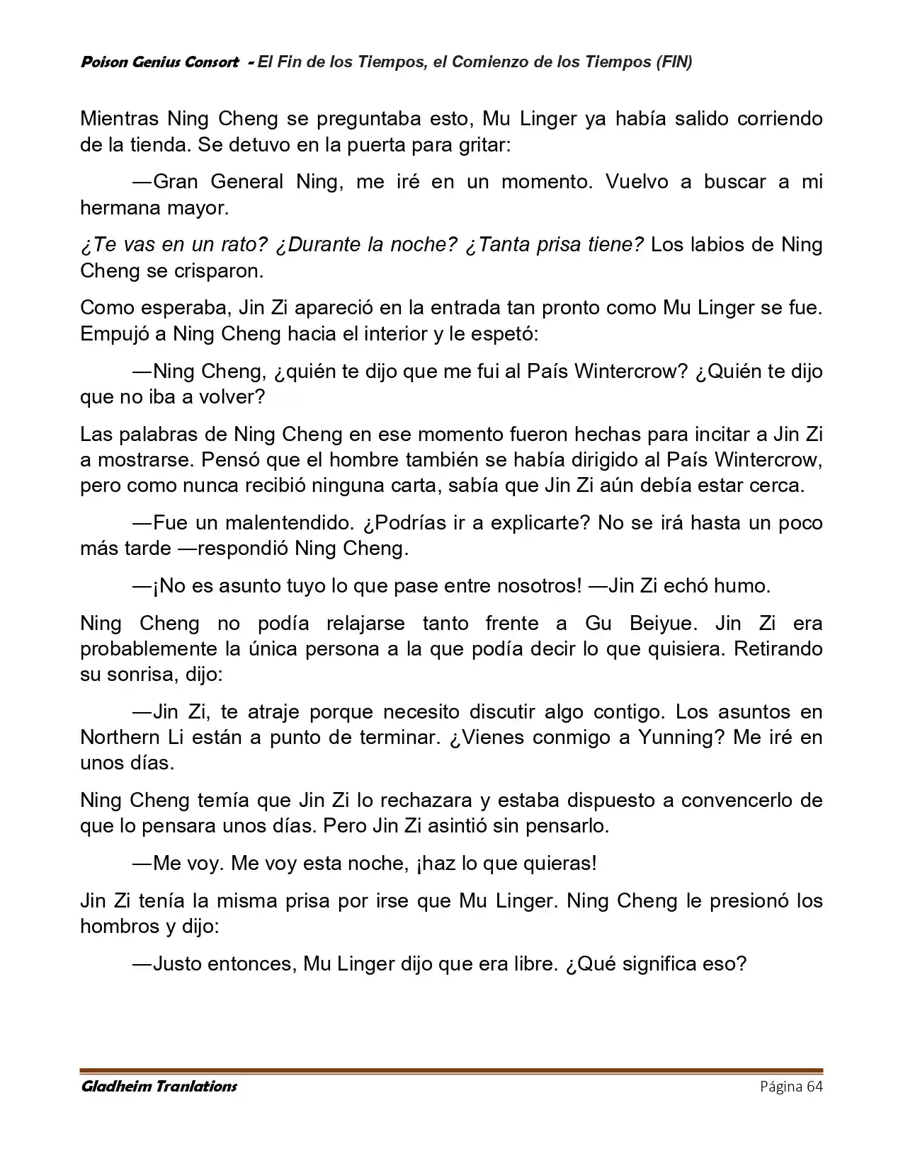 Poison Genious Consort (Novela) - Capítulo 432 - Página 64 - LectorTMOo
