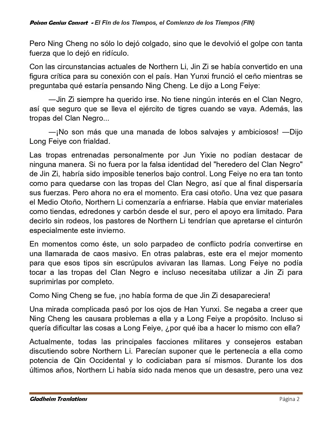 Poison Genious Consort (Novela) - Capítulo 433 - Página 2 - LectorTMOo