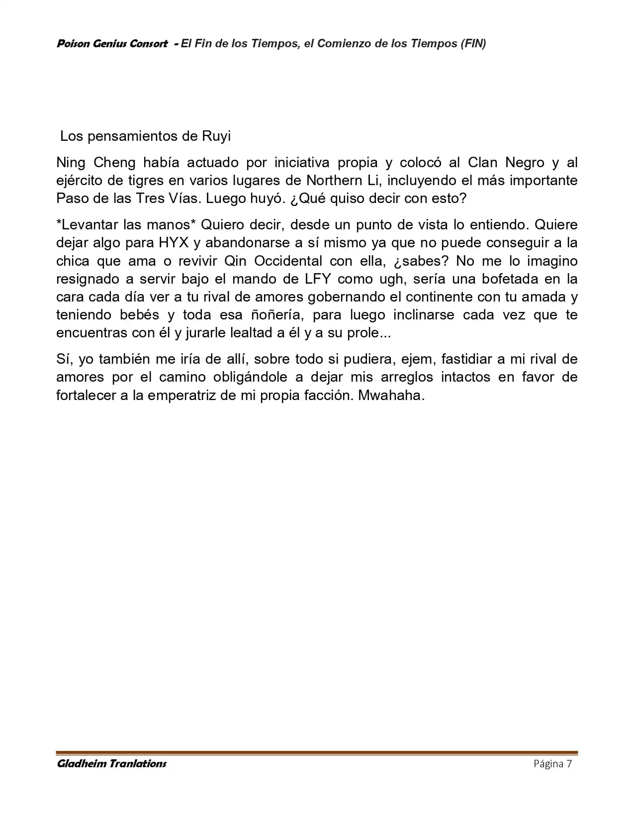 Poison Genious Consort (Novela) - Capítulo 433 - Página 7 - LectorTMOo