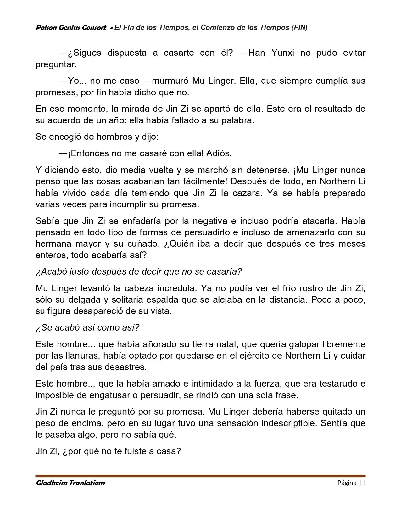 Poison Genious Consort (Novela) - Capítulo 433 - Página 11 - LectorTMOo
