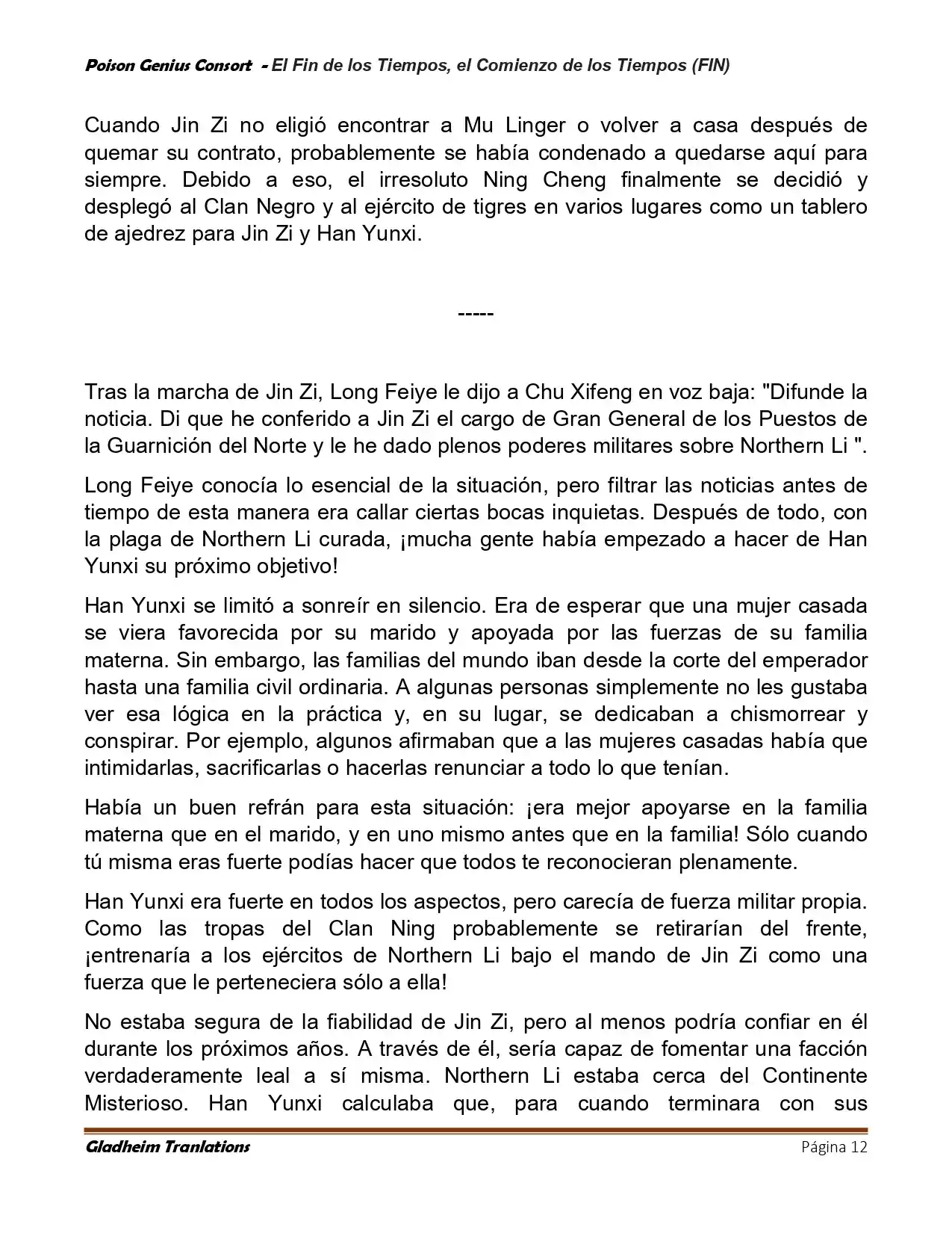 Poison Genious Consort (Novela) - Capítulo 433 - Página 12 - LectorTMOo