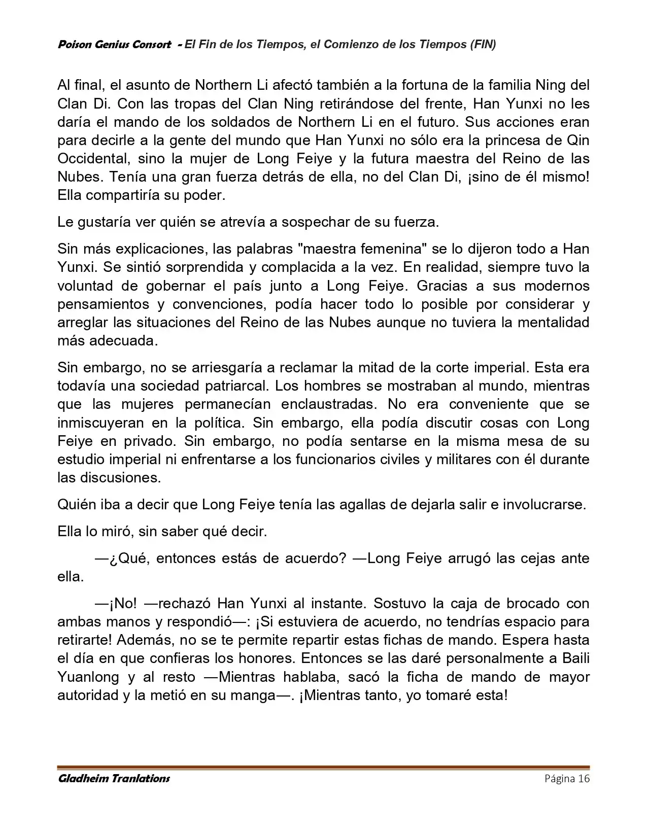 Poison Genious Consort (Novela) - Capítulo 433 - Página 16 - LectorTMOo