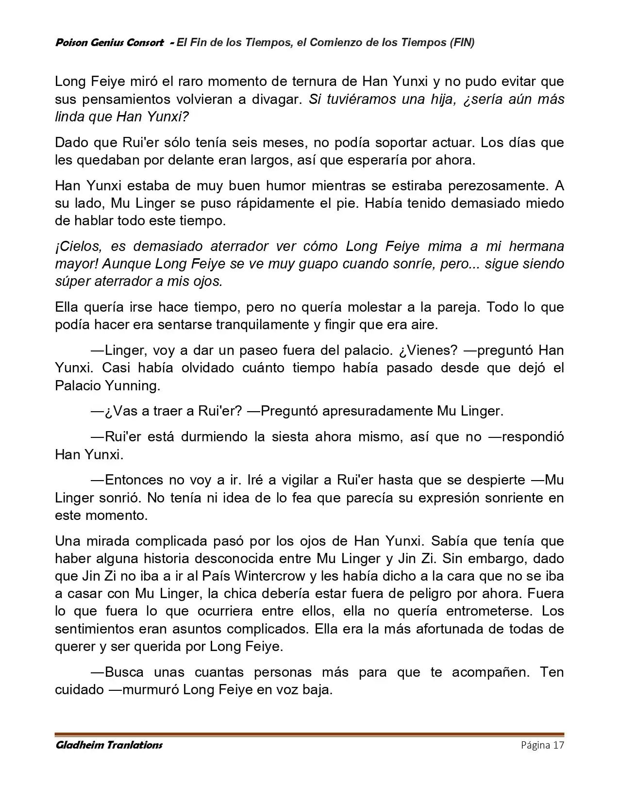 Poison Genious Consort (Novela) - Capítulo 433 - Página 17 - LectorTMOo