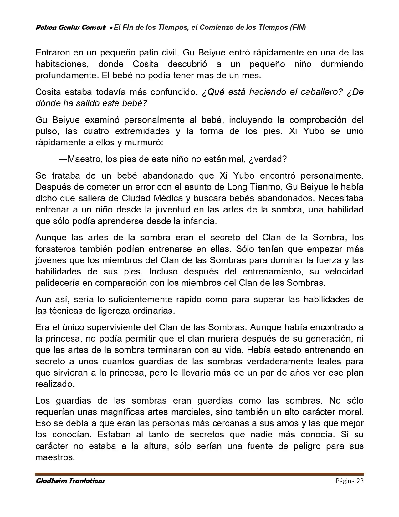Poison Genious Consort (Novela) - Capítulo 433 - Página 23 - LectorTMOo