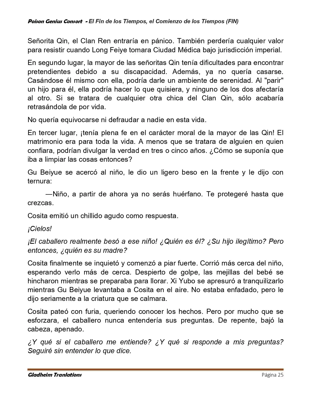 Poison Genious Consort (Novela) - Capítulo 433 - Página 25 - LectorTMOo