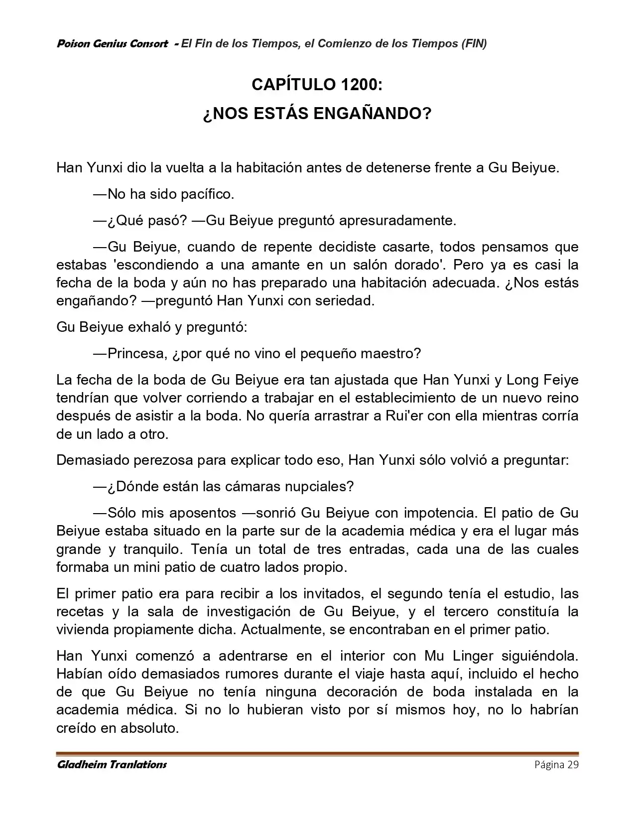 Poison Genious Consort (Novela) - Capítulo 433 - Página 29 - LectorTMOo