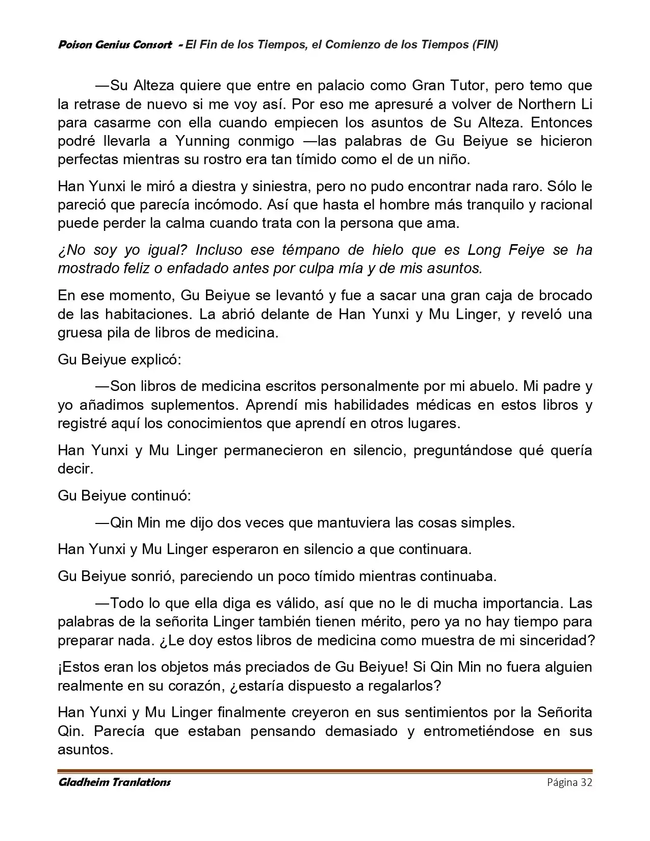 Poison Genious Consort (Novela) - Capítulo 433 - Página 32 - LectorTMOo