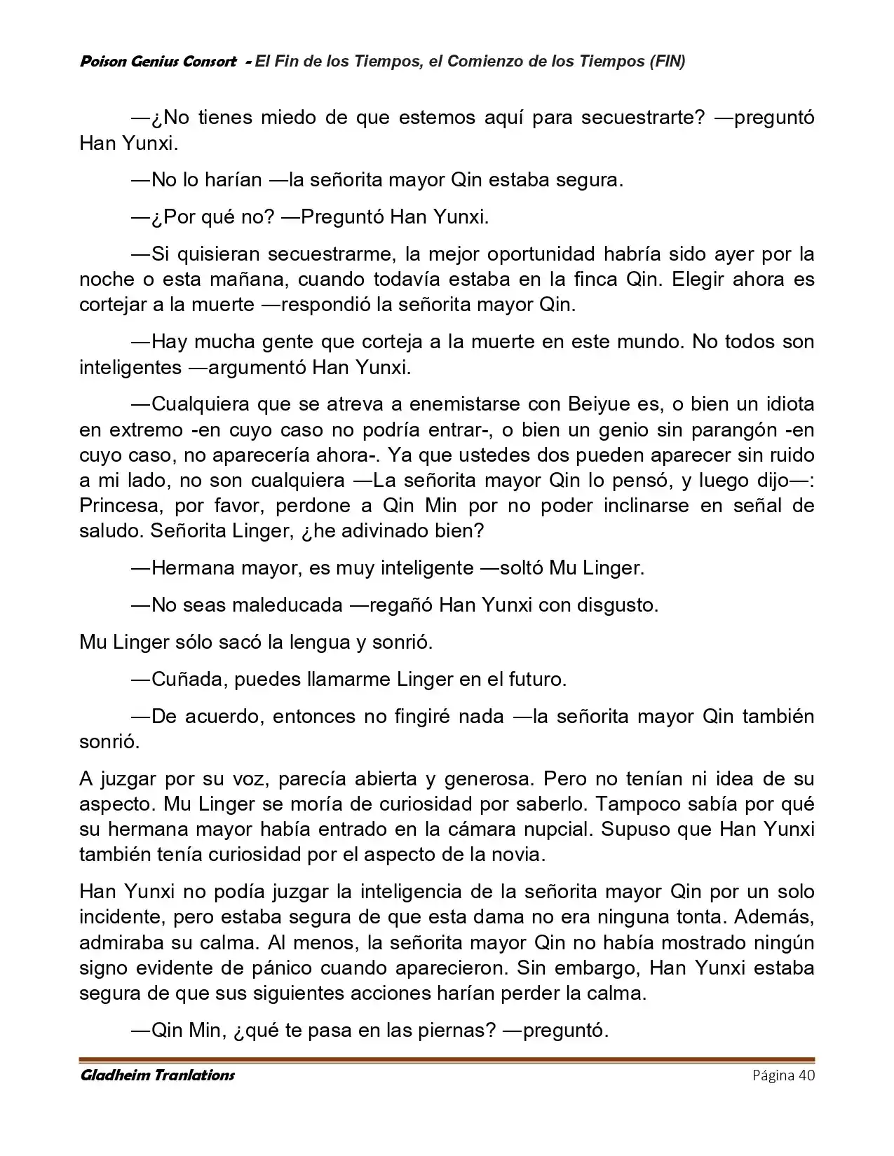 Poison Genious Consort (Novela) - Capítulo 433 - Página 40 - LectorTMOo