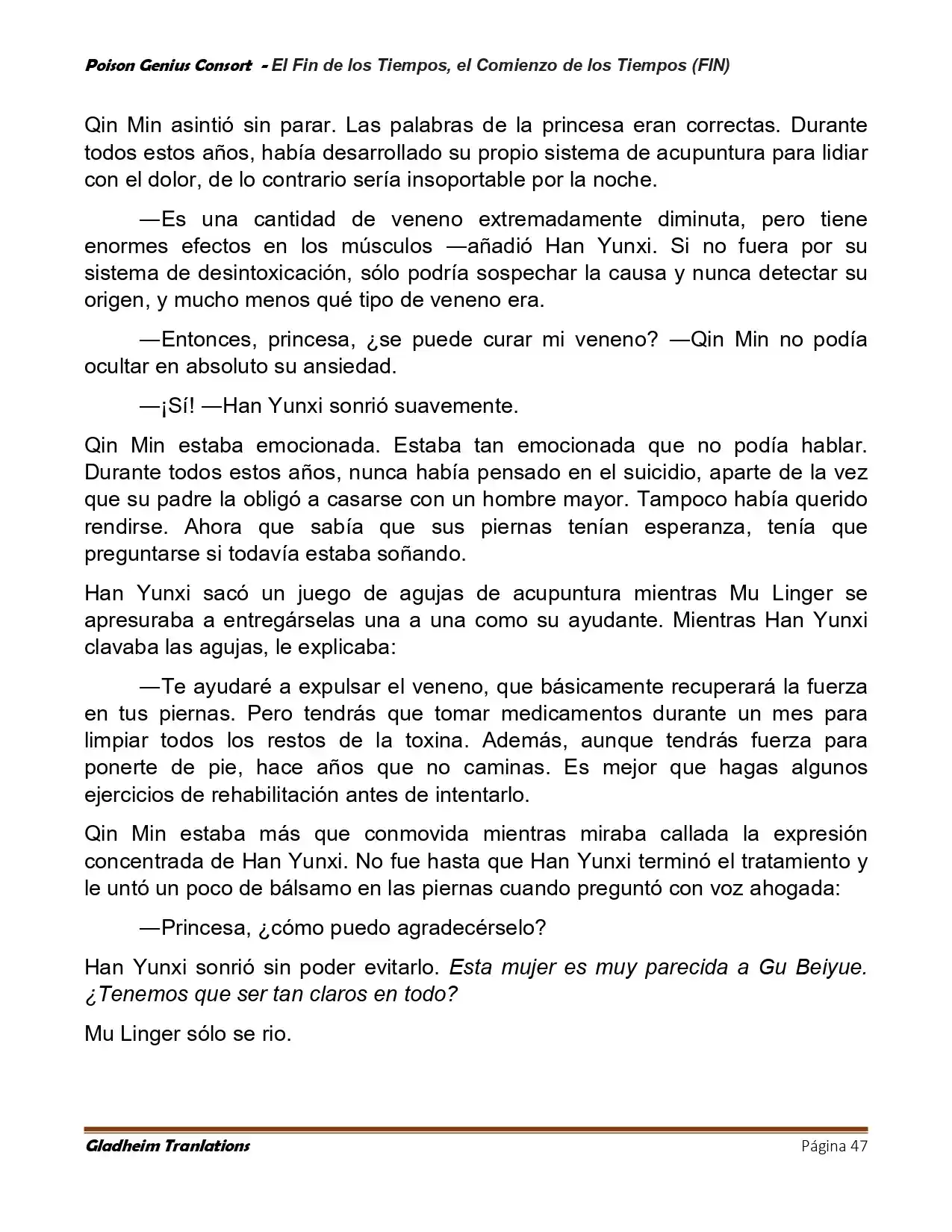 Poison Genious Consort (Novela) - Capítulo 433 - Página 47 - LectorTMOo