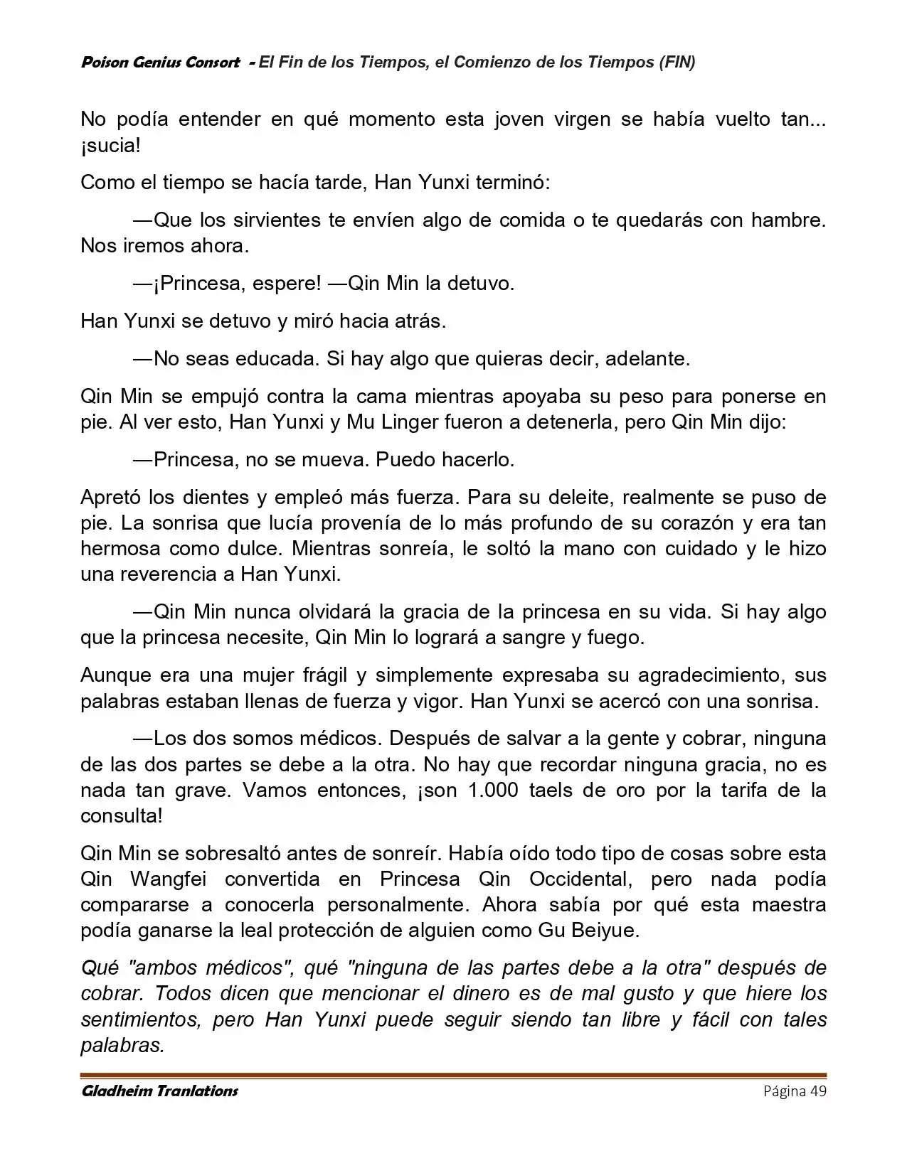 Poison Genious Consort (Novela) - Capítulo 433 - Página 49 - LectorTMOo
