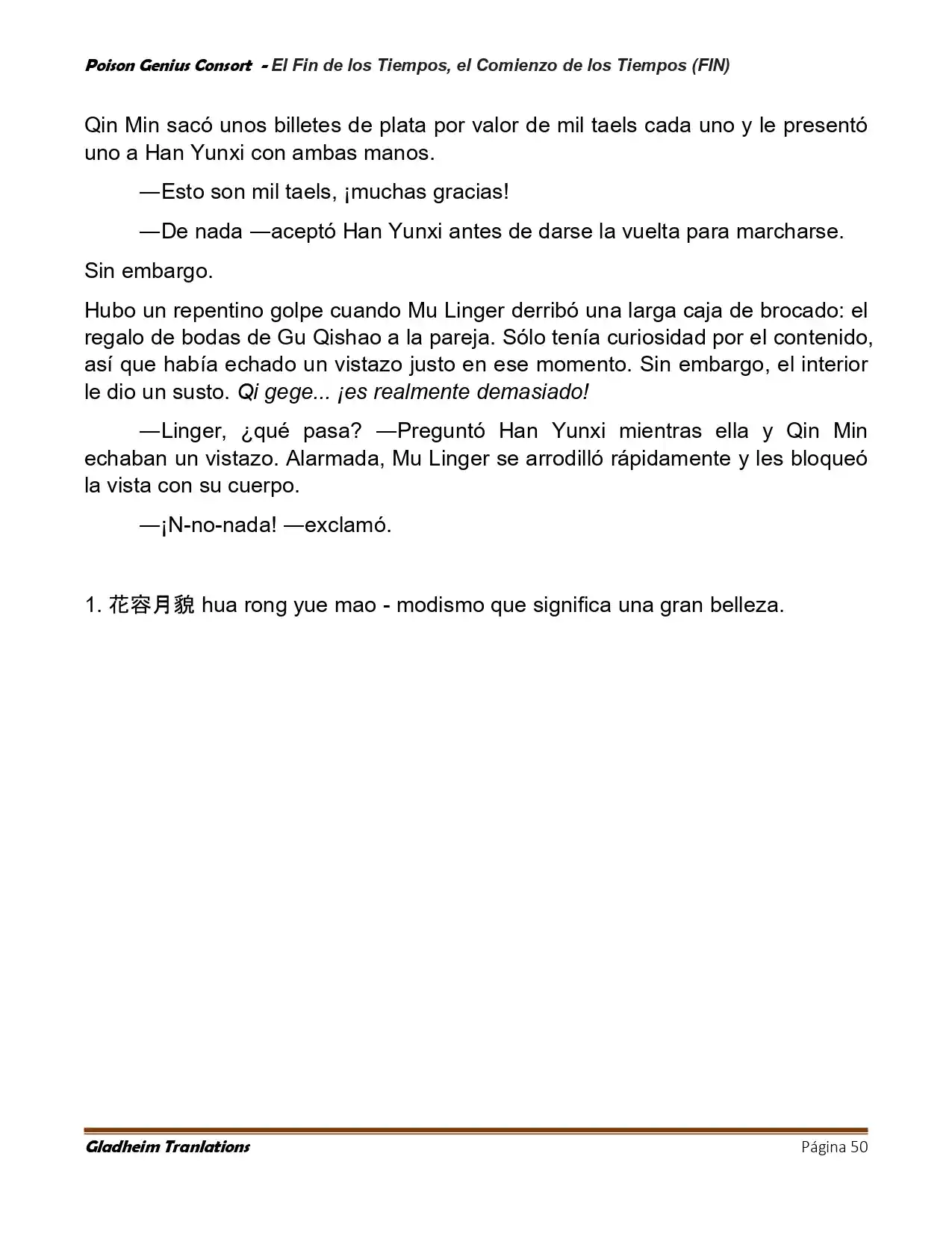 Poison Genious Consort (Novela) - Capítulo 433 - Página 50 - LectorTMOo
